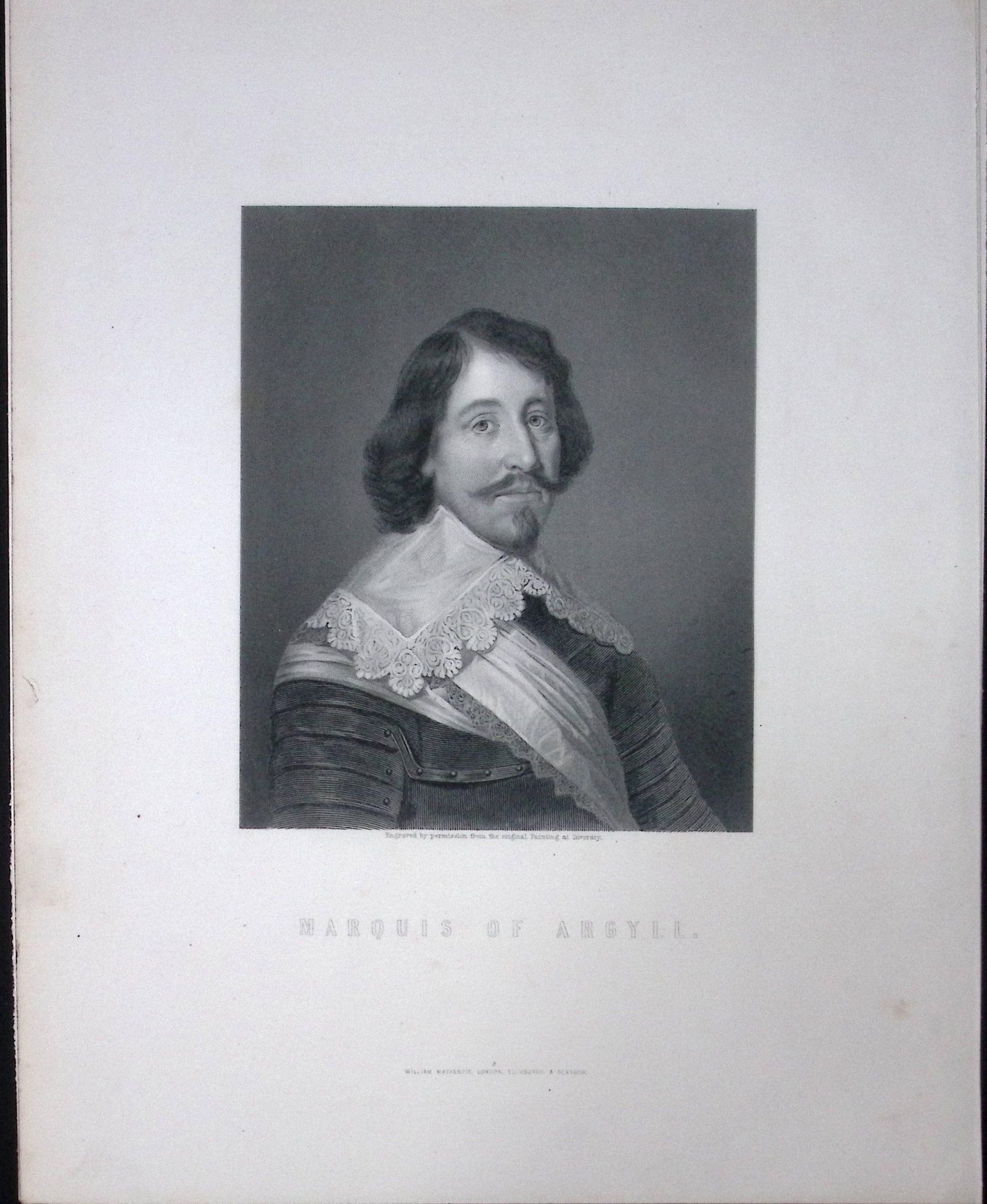 Marquis of Argyll Scotland 1873 Antique 152 Years-Old Victorian Engraving-38: Title: Marquis of Argyll Scotland 1873 Antique 152 Years-Old Victorian Engraving-38 Description: This Antique Print Was Removed from an Edition of. Tytler's Histor