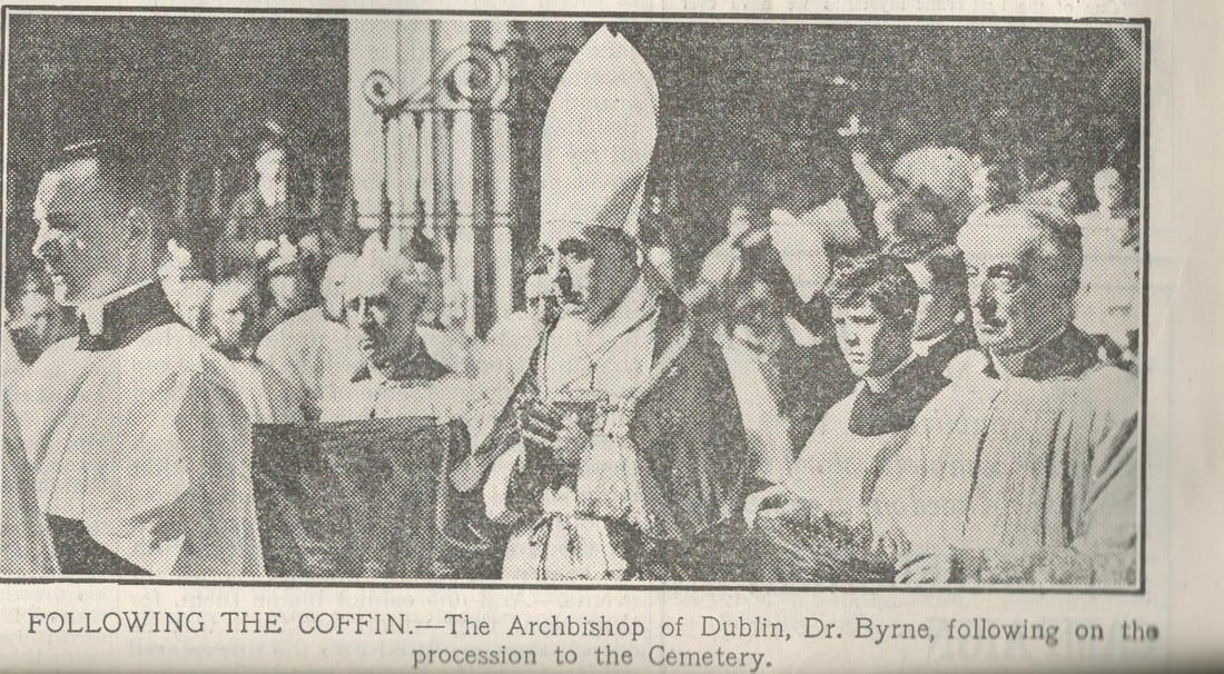 Michael Collins The Big Fella One Fifth of all Ireland Attends the Funeral 1922 Rare Newspaper - 5
