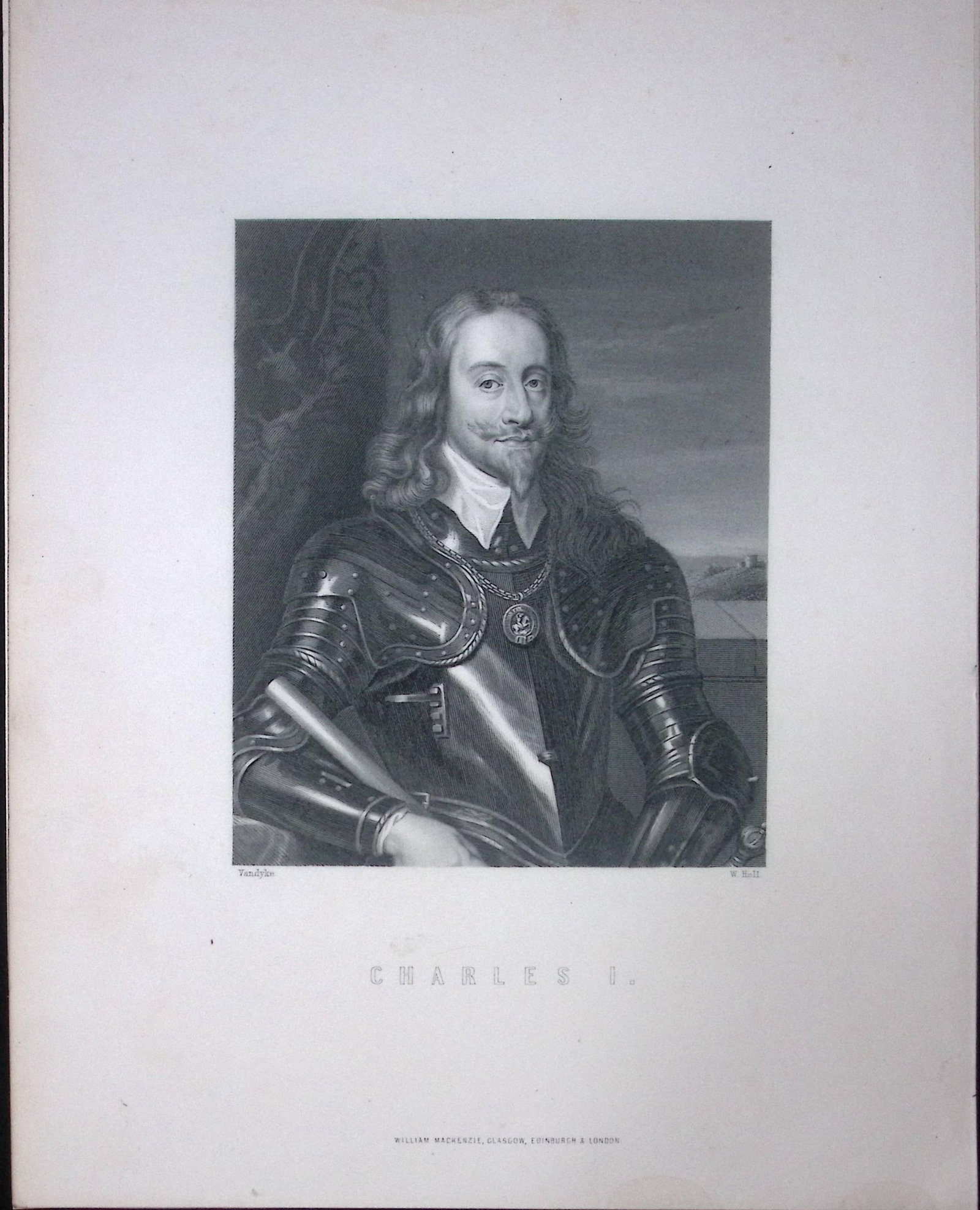 Charles I Portrait Scotland Antique 152 Years-Old Victorian Engraving-34: Title: Charles I Portrait Scotland Antique 152 Years-Old Victorian Engraving-34 Description: This Antique Print Was Removed from an Edition of. Tytler's History of