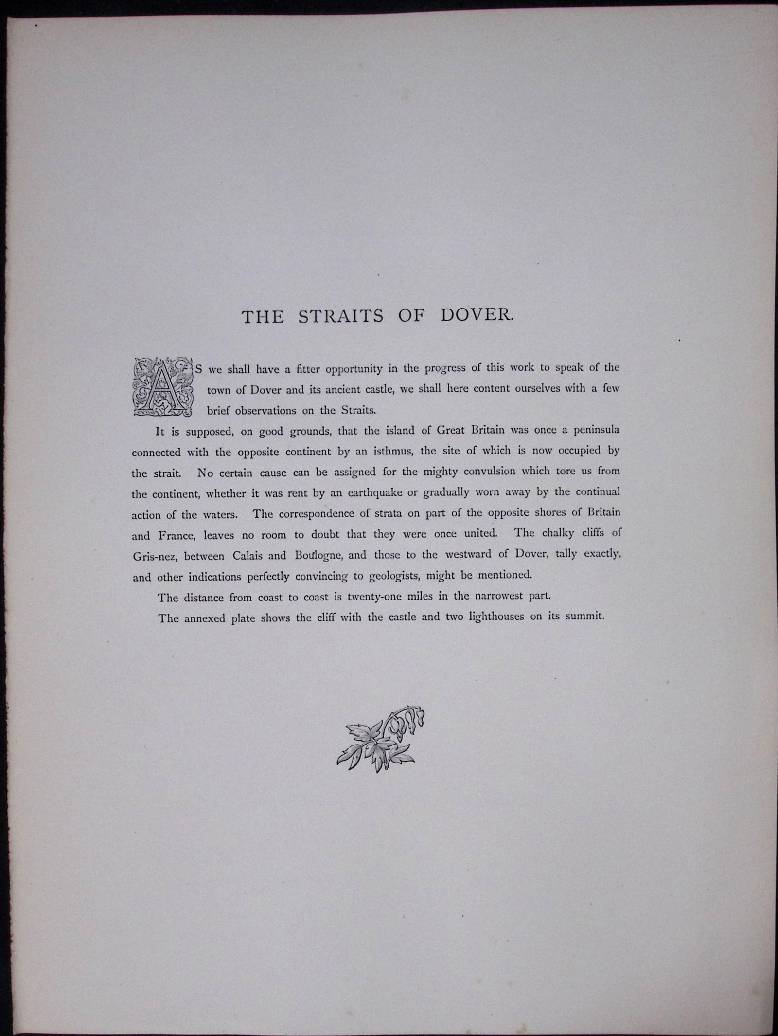 J.M.W Turner Rare “The Straits Of Dover” 1873 Picturesque Views in England-14 - 2