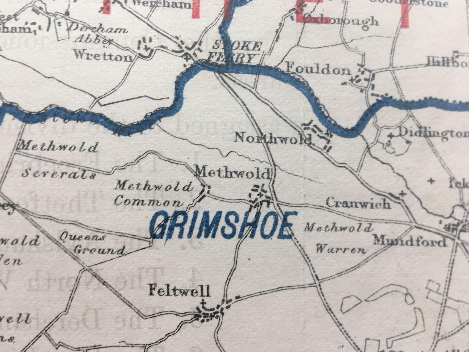Antique 139 Years-Old Scarce Map County Norfolk 1885 Boundary Changes. - 11