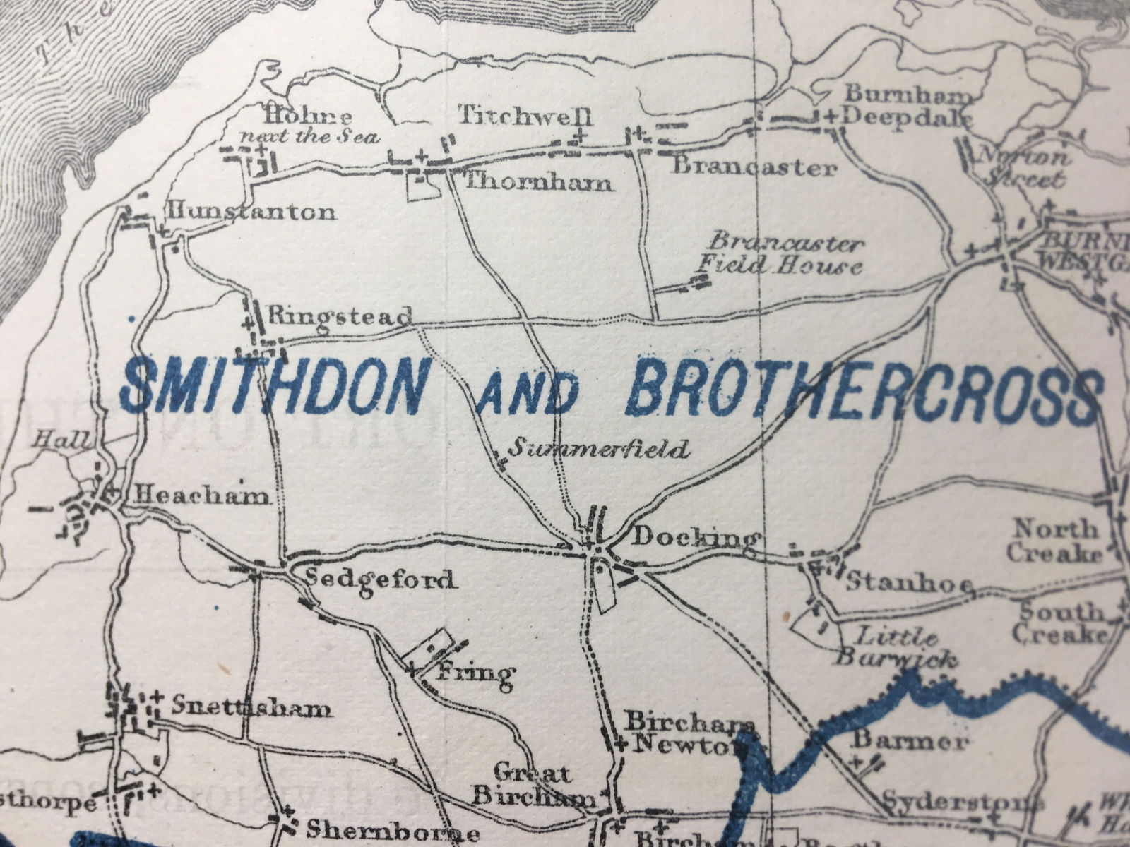 Antique 139 Years-Old Scarce Map County Norfolk 1885 Boundary Changes. - 7