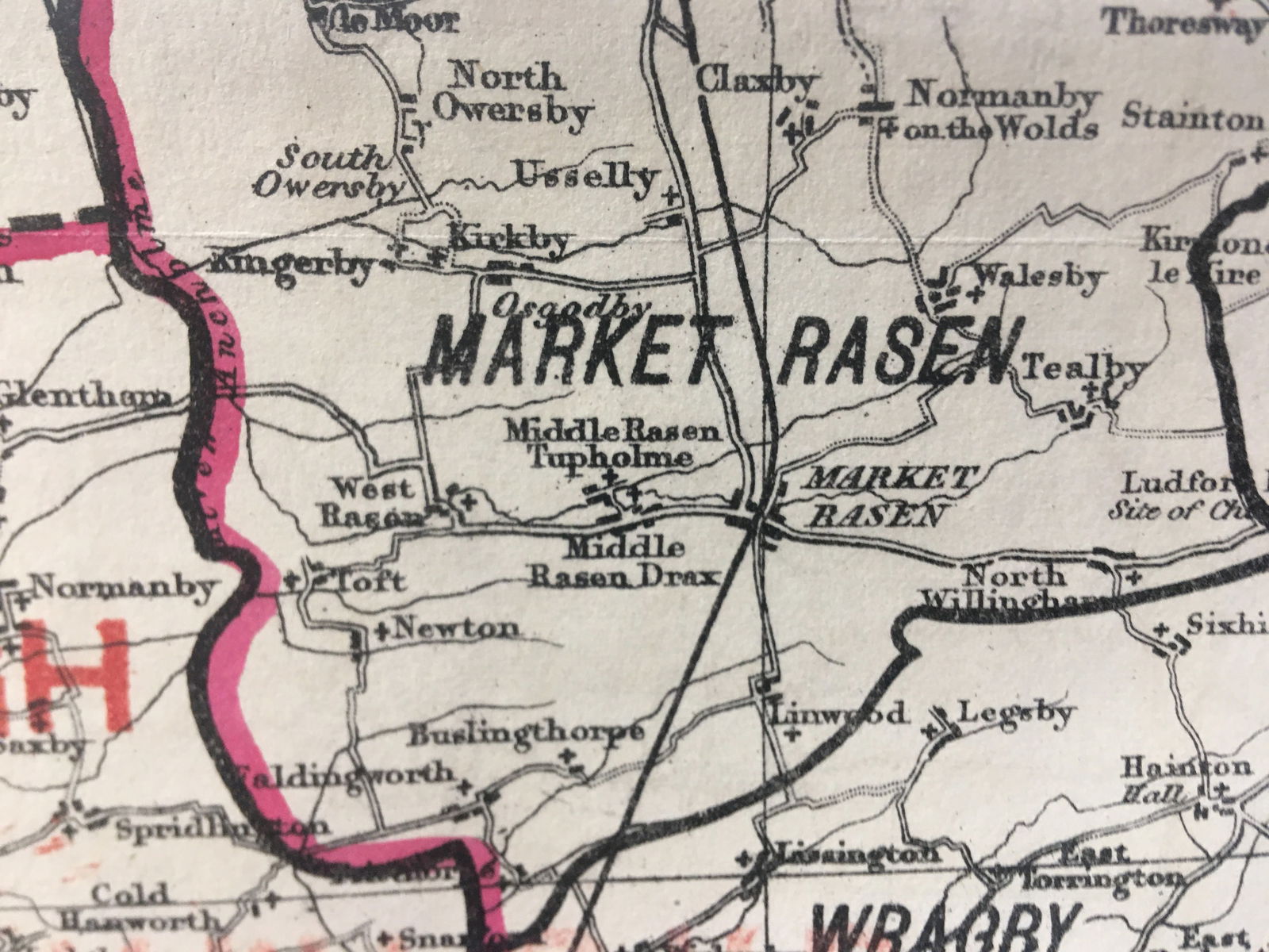 Antique 139 Years-Old Scarce Map Lincolnshire 1885 Boundary Changes. - 11