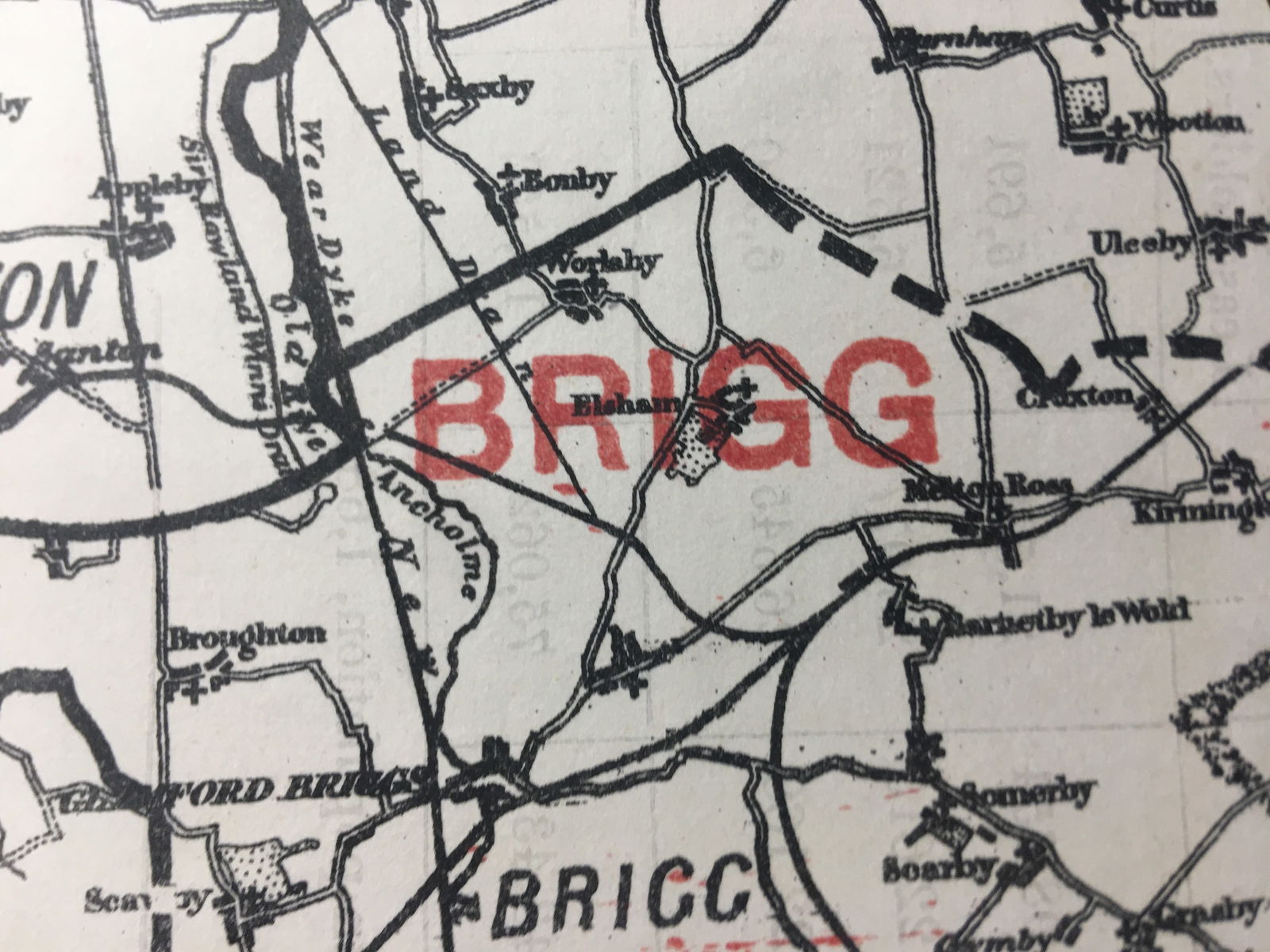 Antique 139 Years-Old Scarce Map Lincolnshire 1885 Boundary Changes. - 8