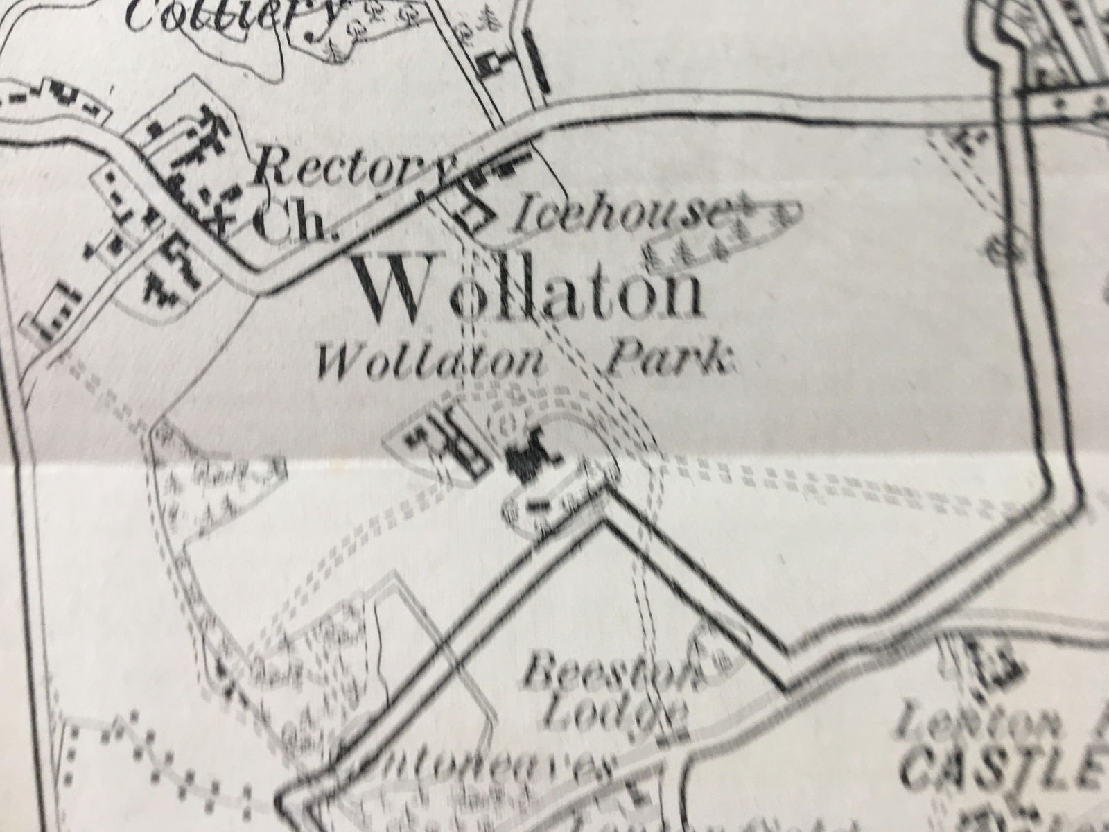 Antique 139 Years-Old Scarce Map City of Nottingham 1885 Boundary Changes. - 6