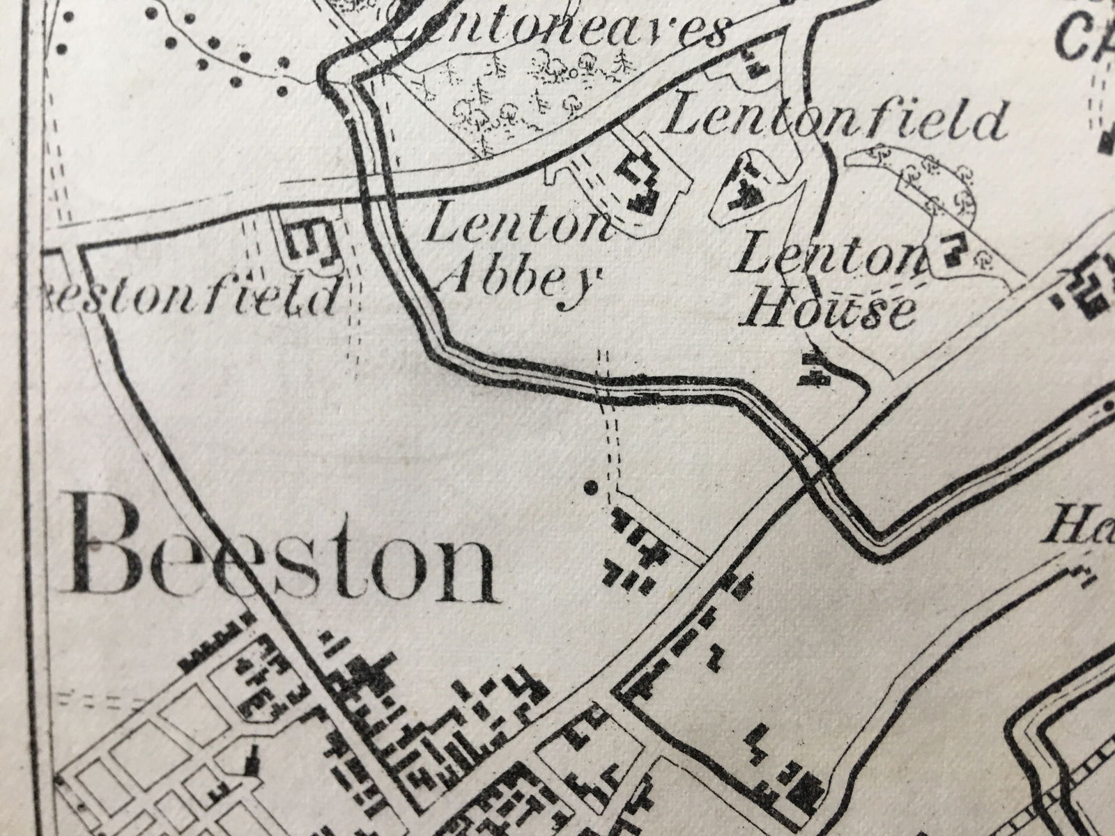 Antique 139 Years-Old Scarce Map City of Nottingham 1885 Boundary Changes. - 9