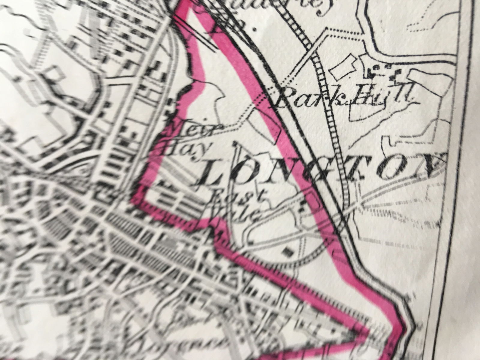 Antique 139 Years-Old Scarce Map Stoke On Trent 1885 Boundary Changes. - 10
