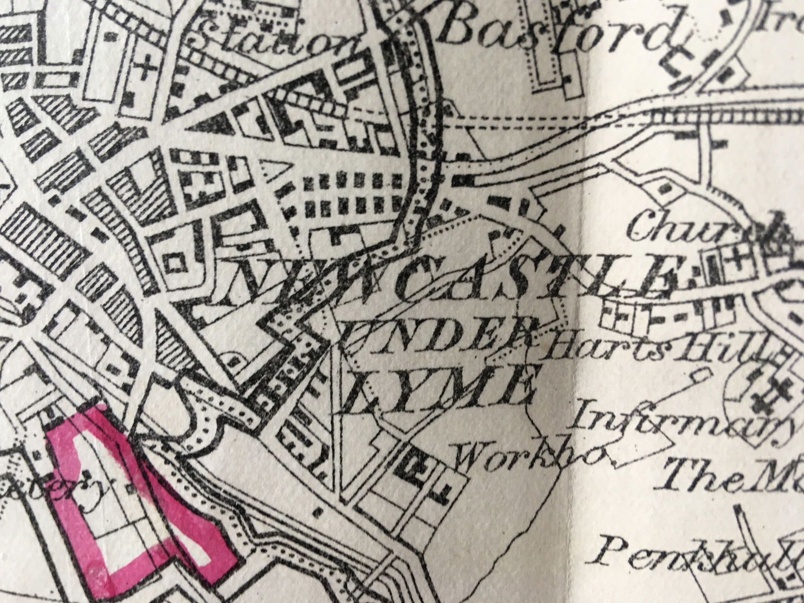 Antique 139 Years-Old Scarce Map Stoke On Trent 1885 Boundary Changes. - 7