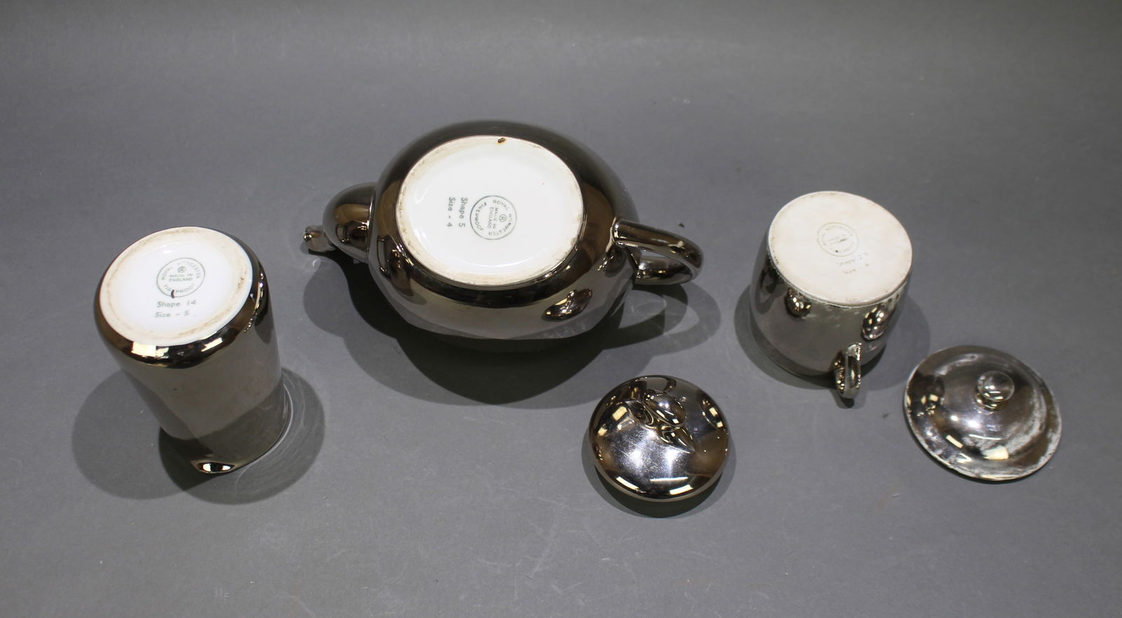 Royal Worcester Platinum Lustre - 2