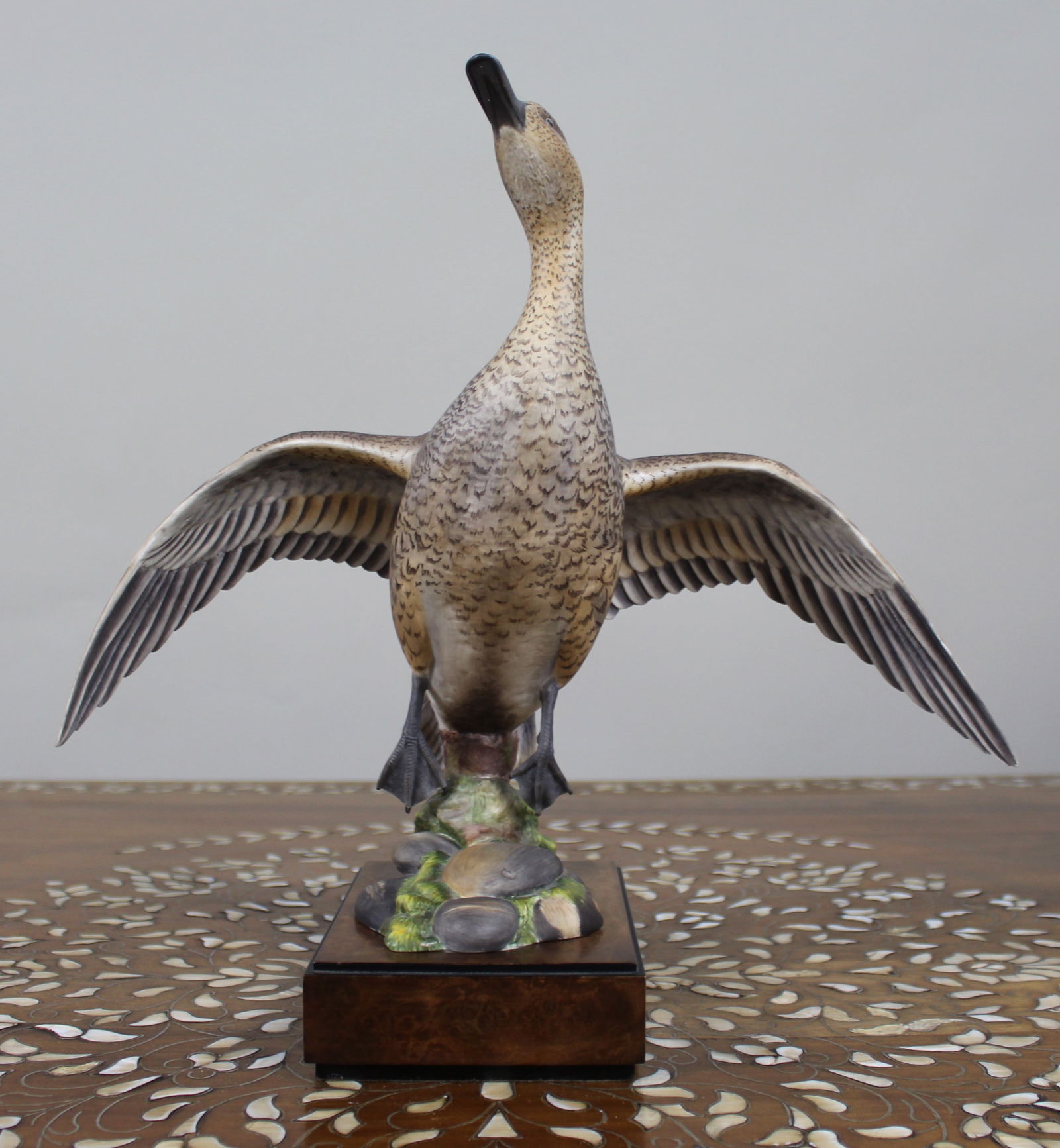 Royal Worcester ‘American Pintail’ by Ronald Van Ruyckevelt, 1970: Title: Royal Worcester ‘American Pintail’ by Ronald Van Ruyckevelt, 1970 Description: Royal Worcester ‘American Pintail’ by Ronald Van Ruyckevelt, 1970 A finely detailed