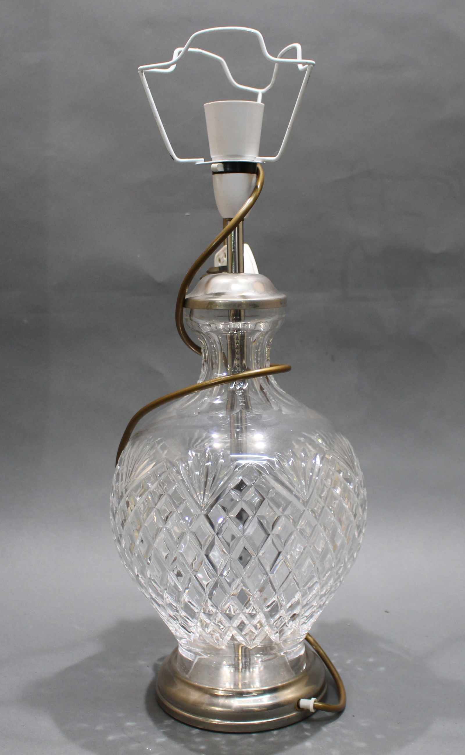 Large Crystal Table Lamp (1 of 2)
