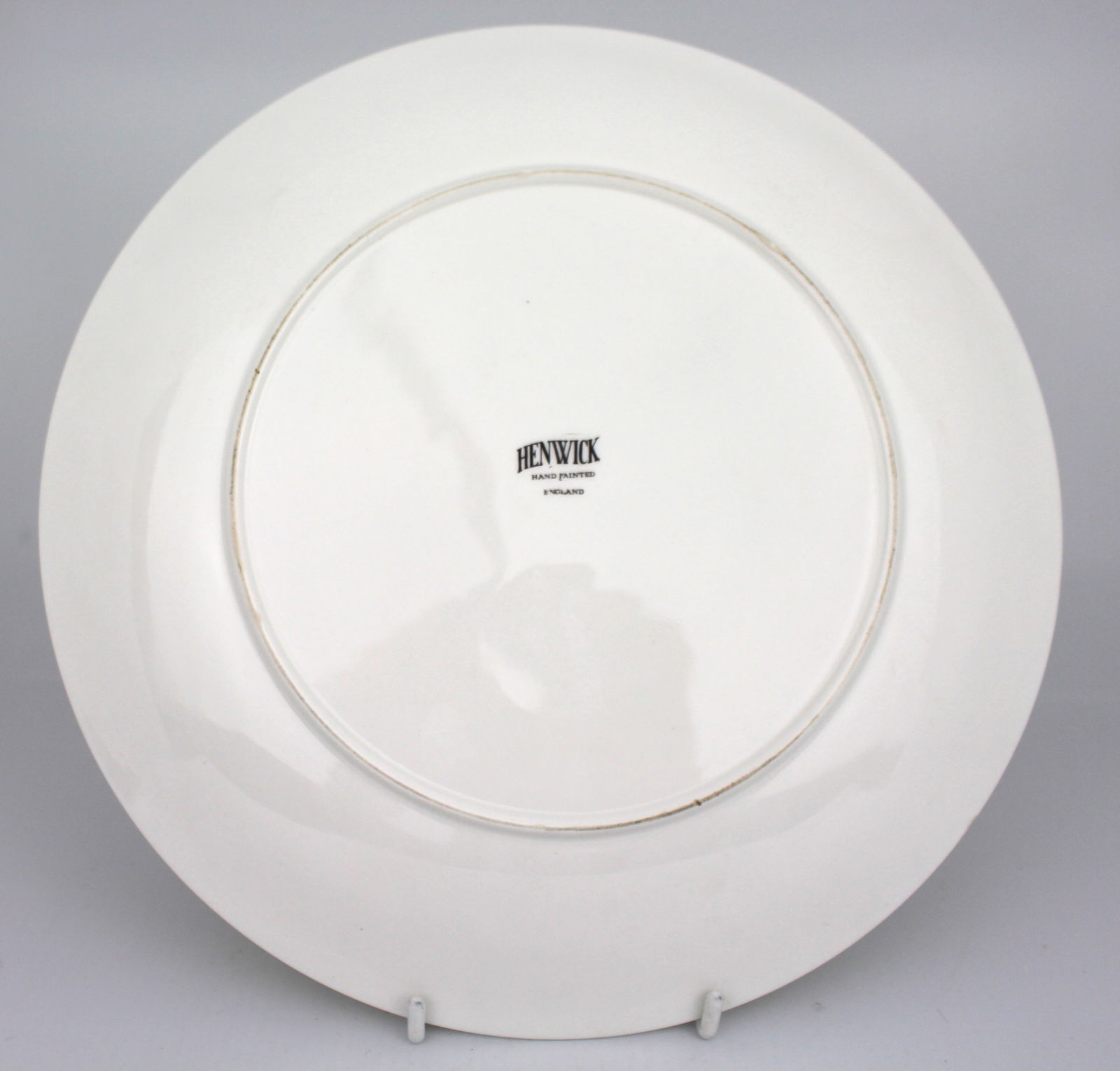 Hand Painted Flowers Cabinet Plate by J Smith Worcester - 2