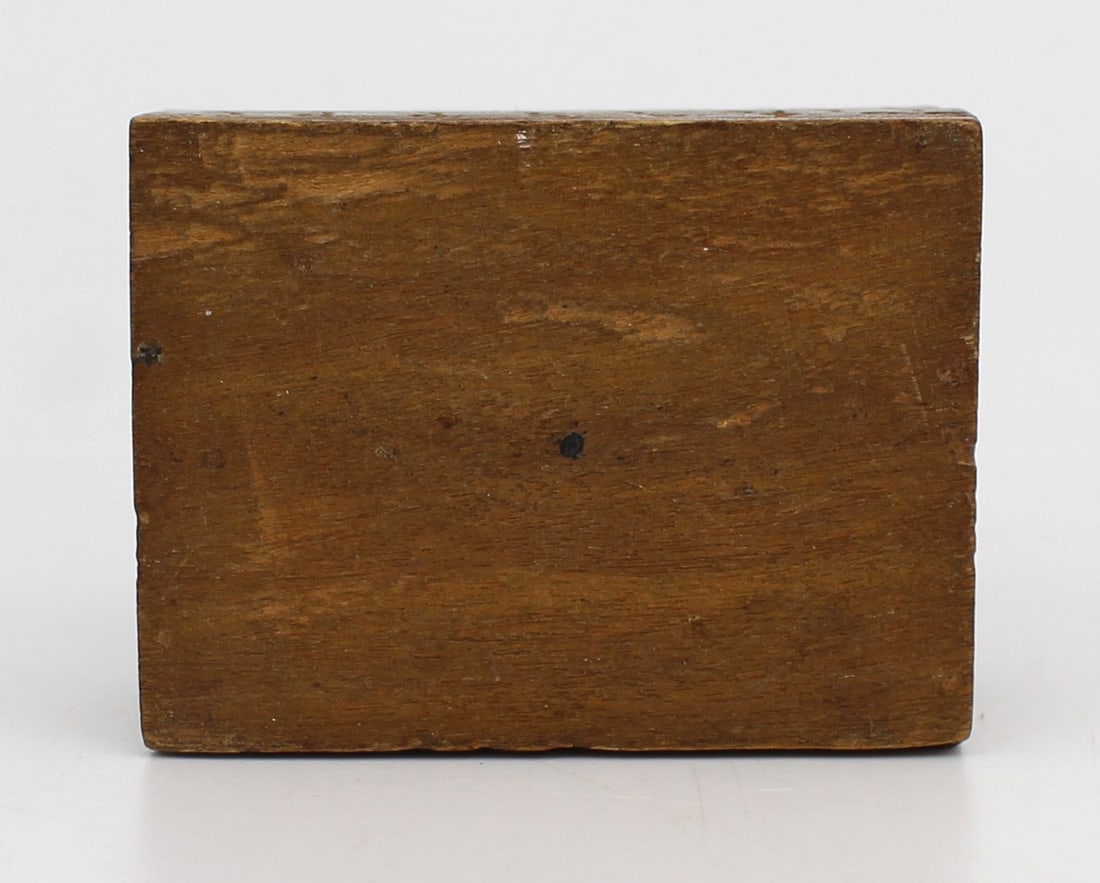 Small Carved Wooden Box - 3