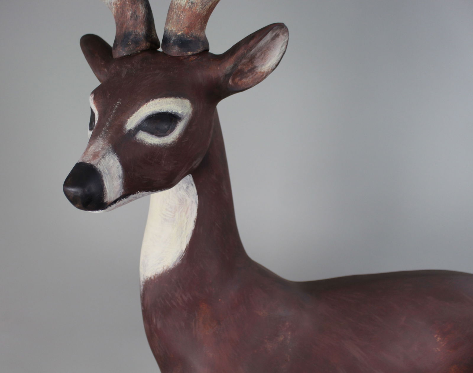 Hand Painted Stag Model - 4
