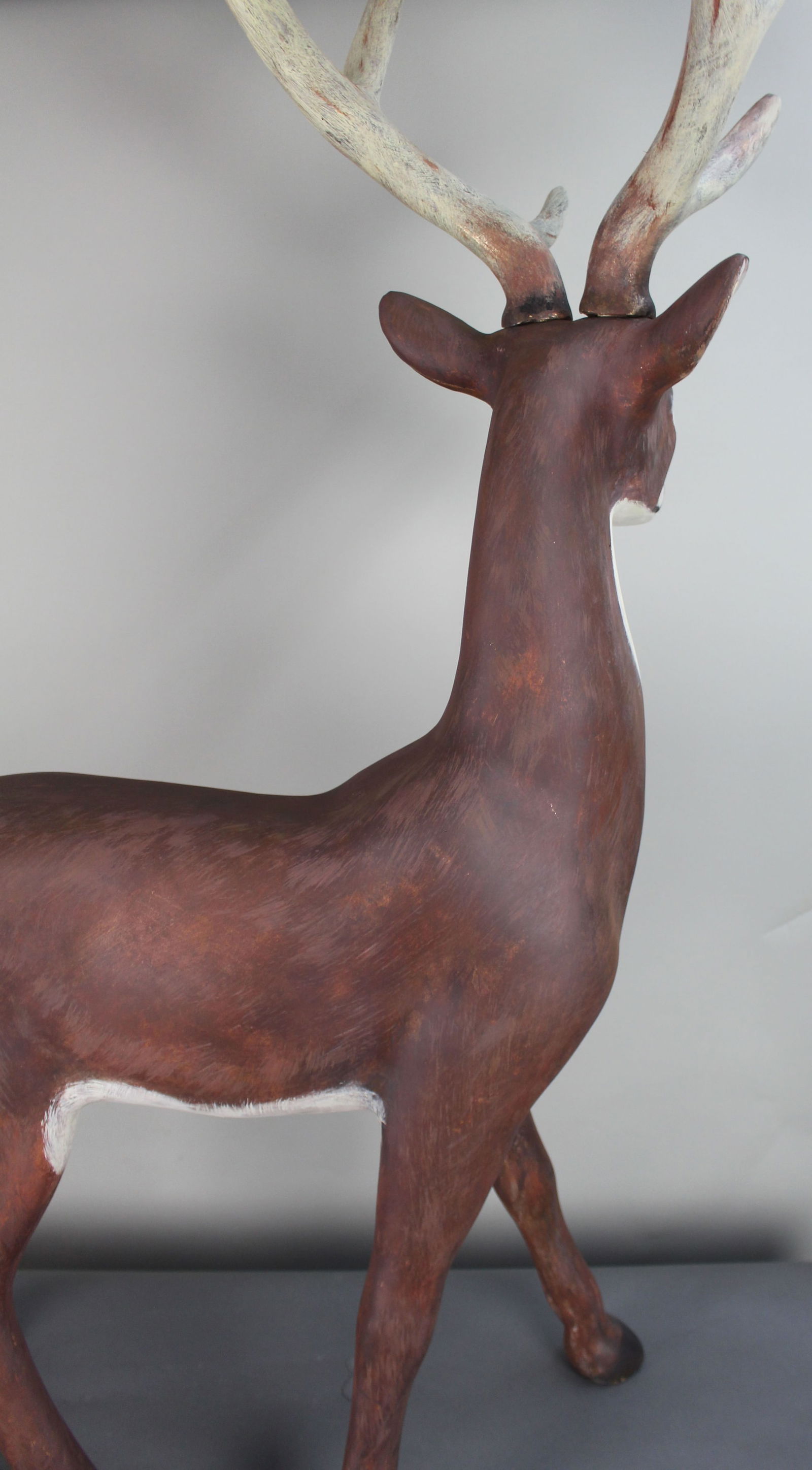 Hand Painted Stag Model - 8