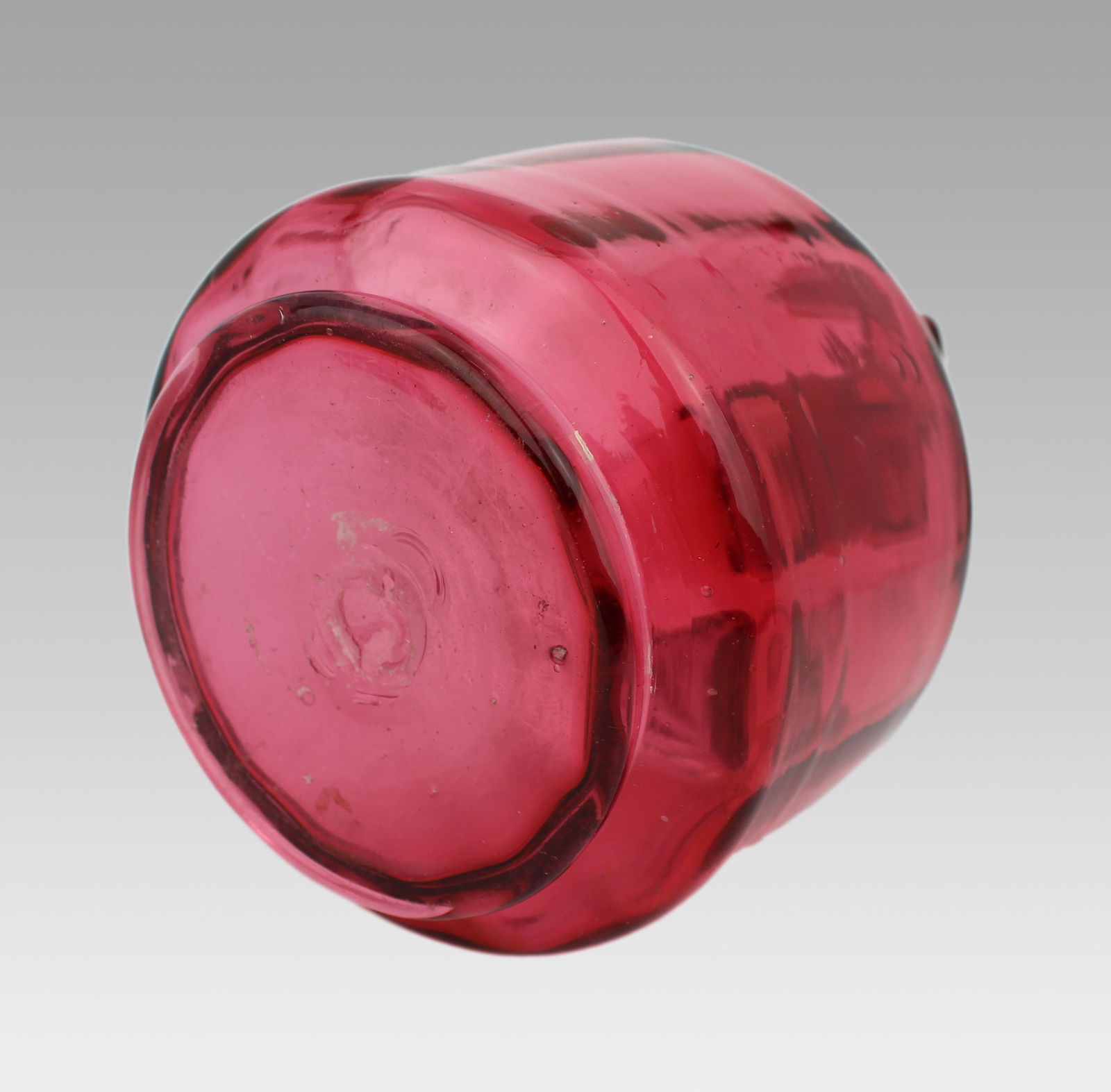Victorian Cranberry Glass Jug - 4