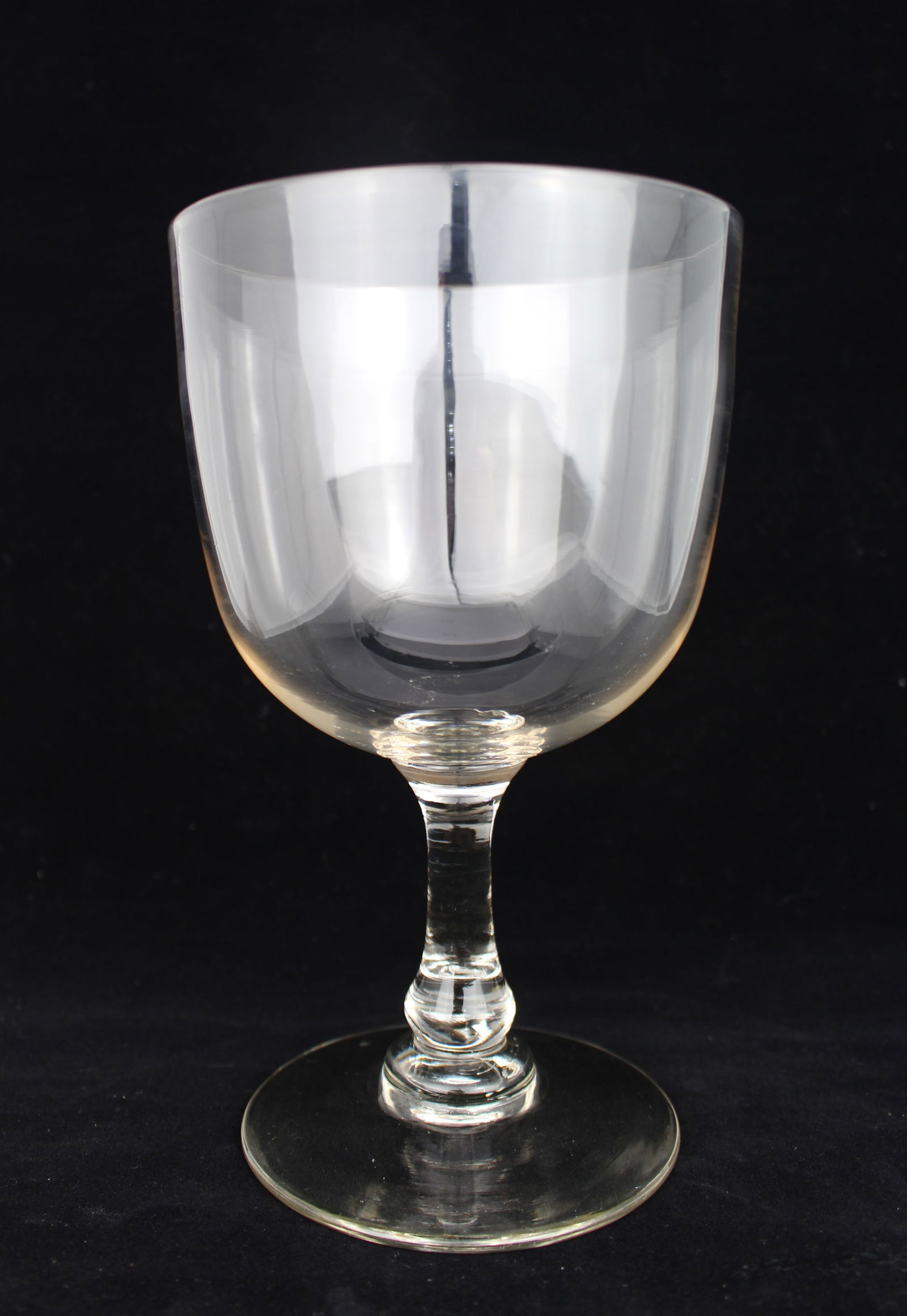 Antique 19th c. Glass Footed Goblet (1 of 3)