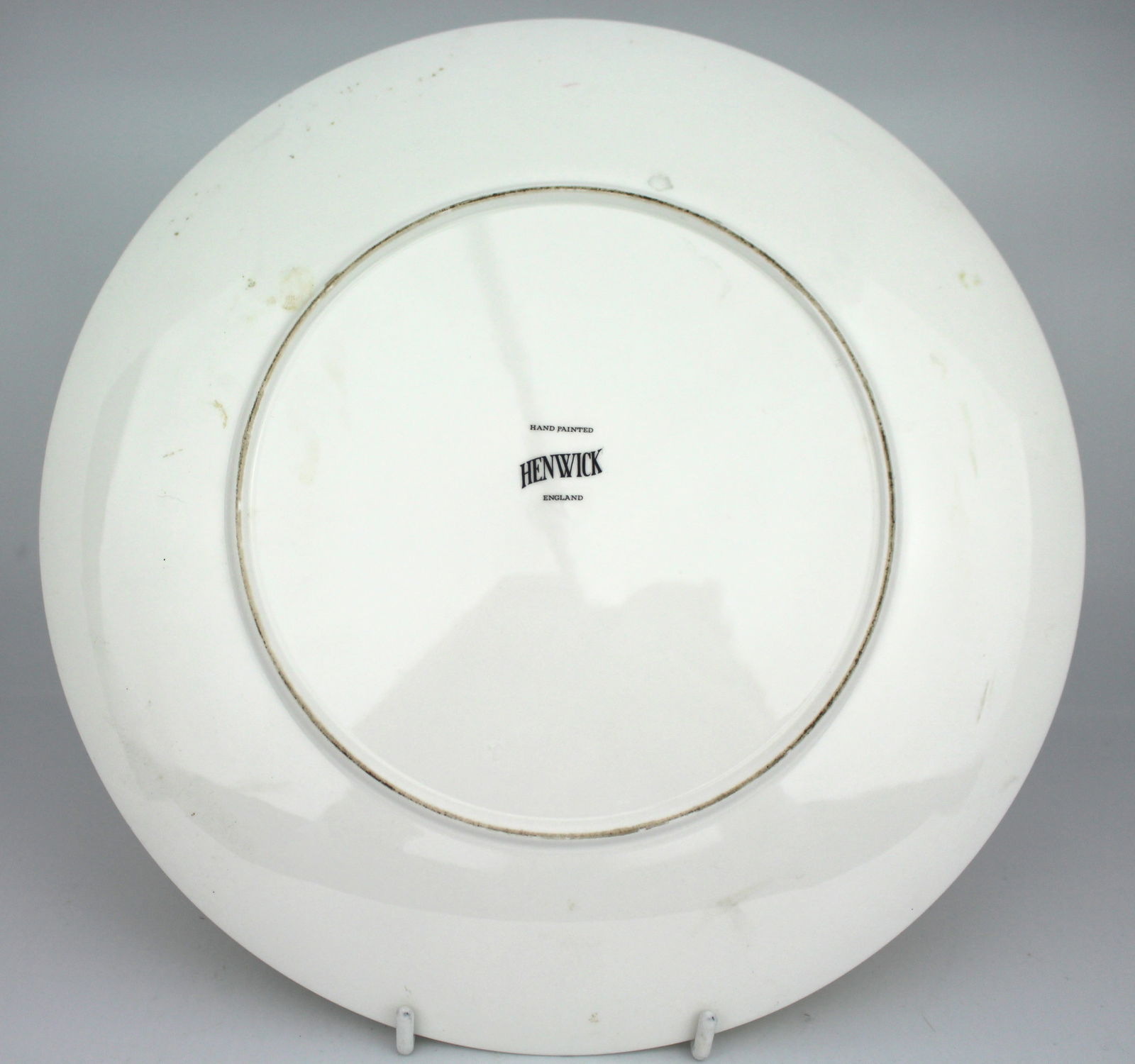 Hand Painted Flowers Cabinet Plate by J Smith Worcester - 2