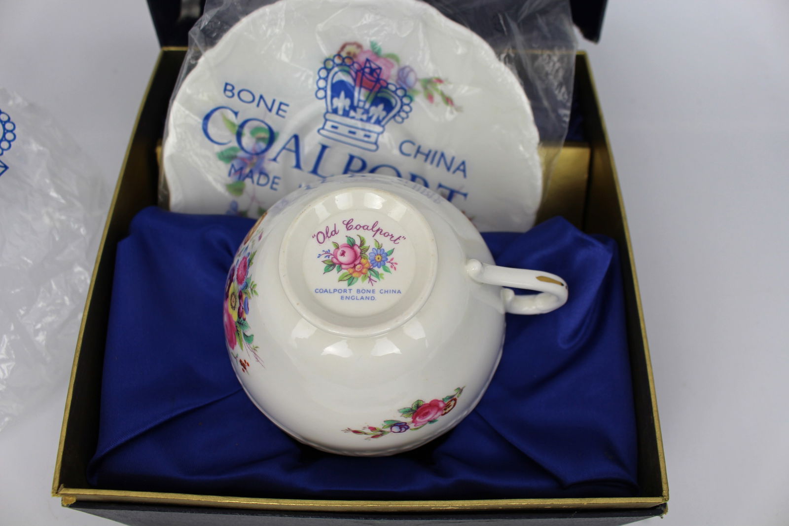 Coalport Tea Cup & Sauer Cased - 2