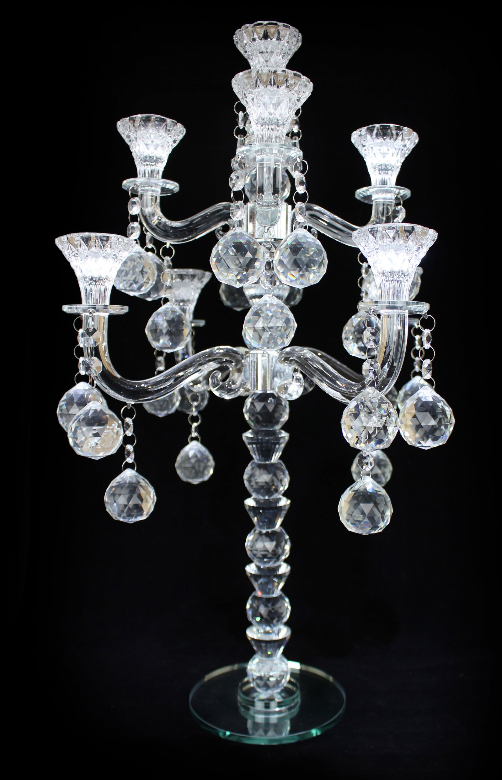 Stunning 9-Arm Crystal Candelabra (1 of 7)