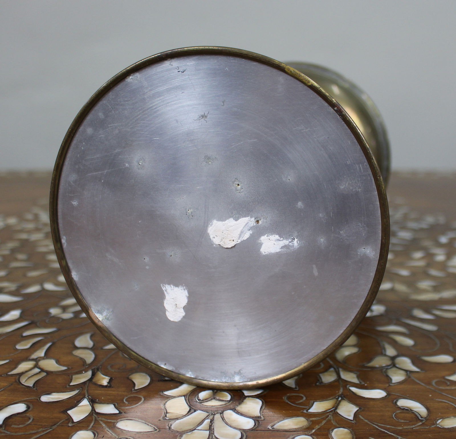 Antique Brass Duplex Oil Lamp - 5