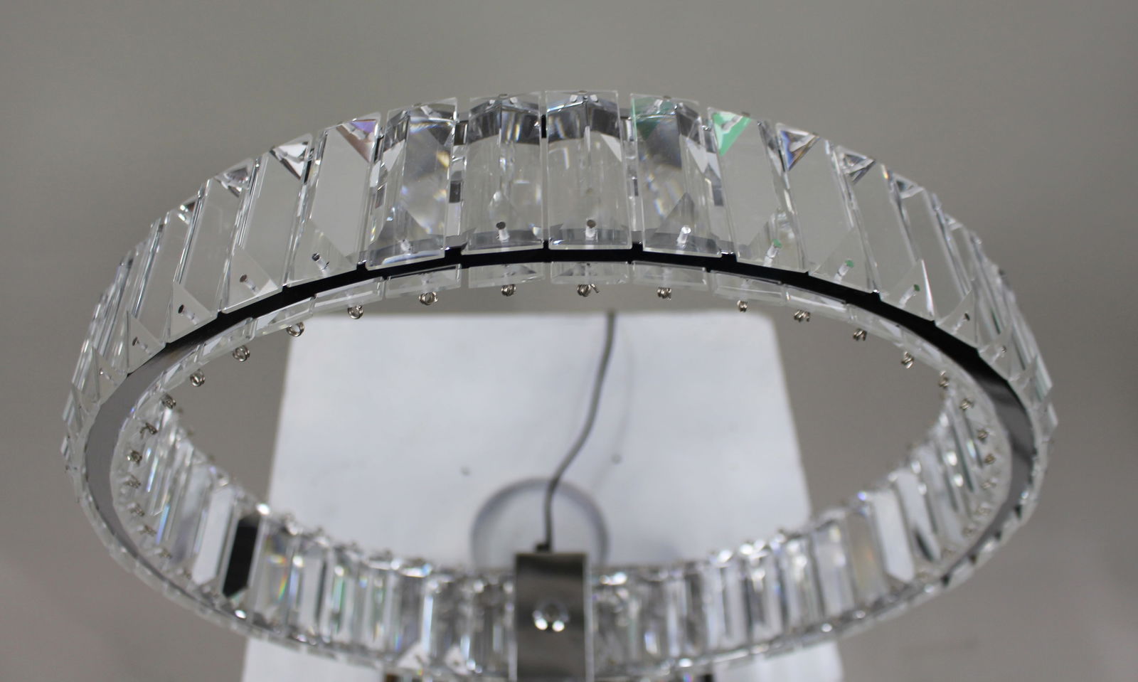 Fine Contemporary Crystal Halo Table Lamp - 3