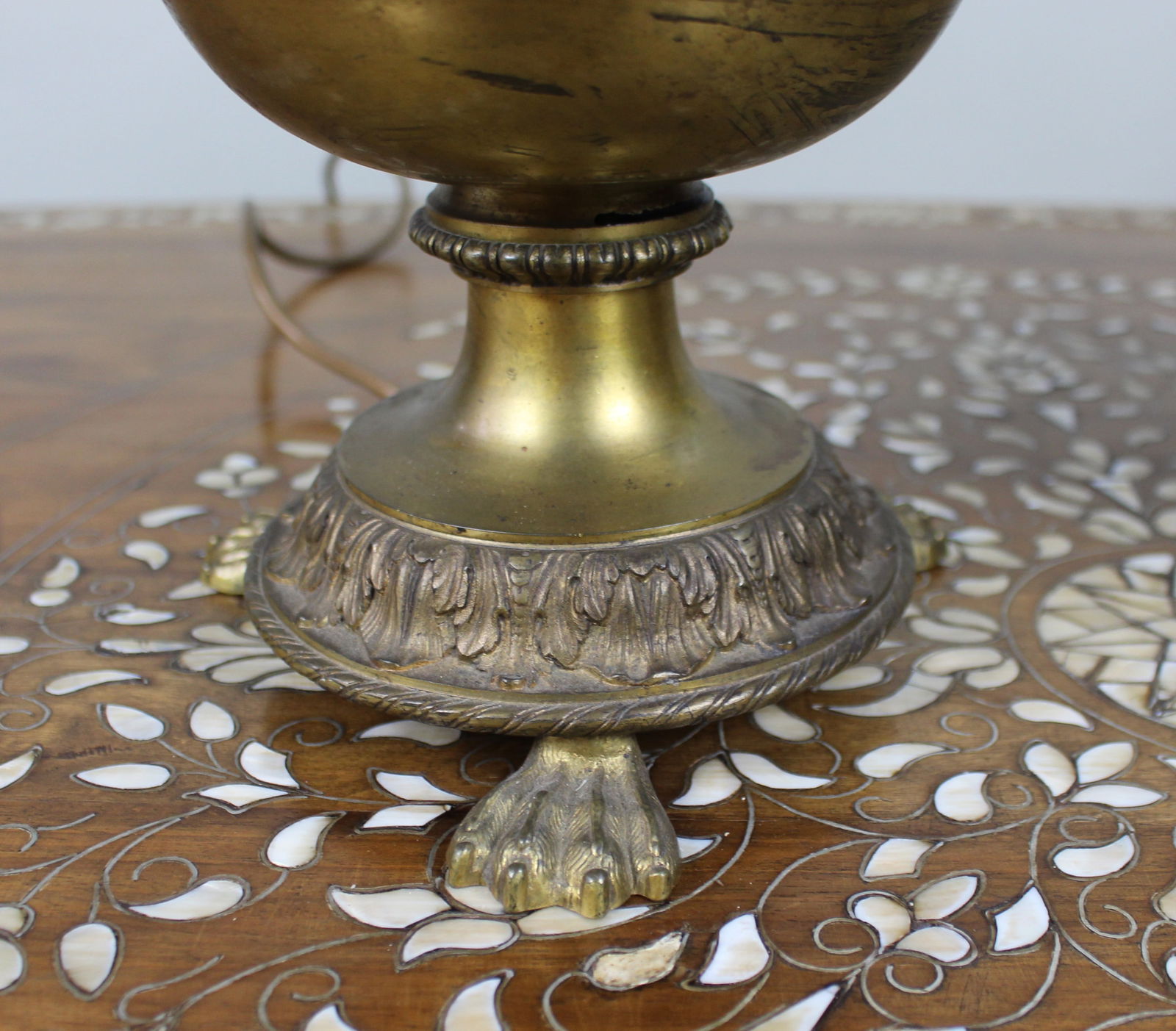 Pair of French Gilt Bronze Urn Lamps with Putti Reliefs, circa 1900 - 5