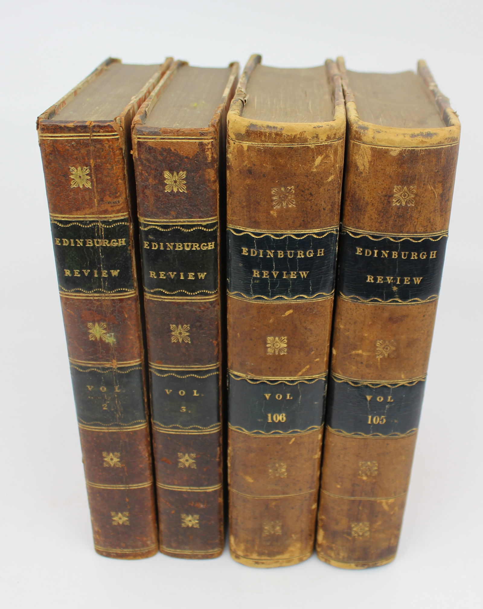 Four Volumes of The Edinburgh Review, 19th Century - 2