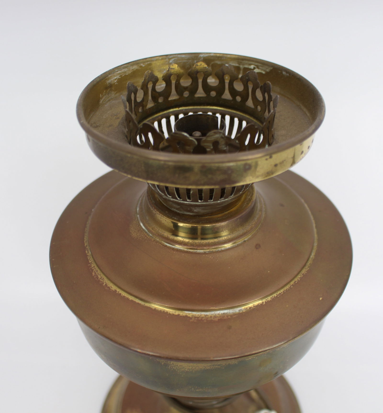 Converted Brass Oil Lamp - 2