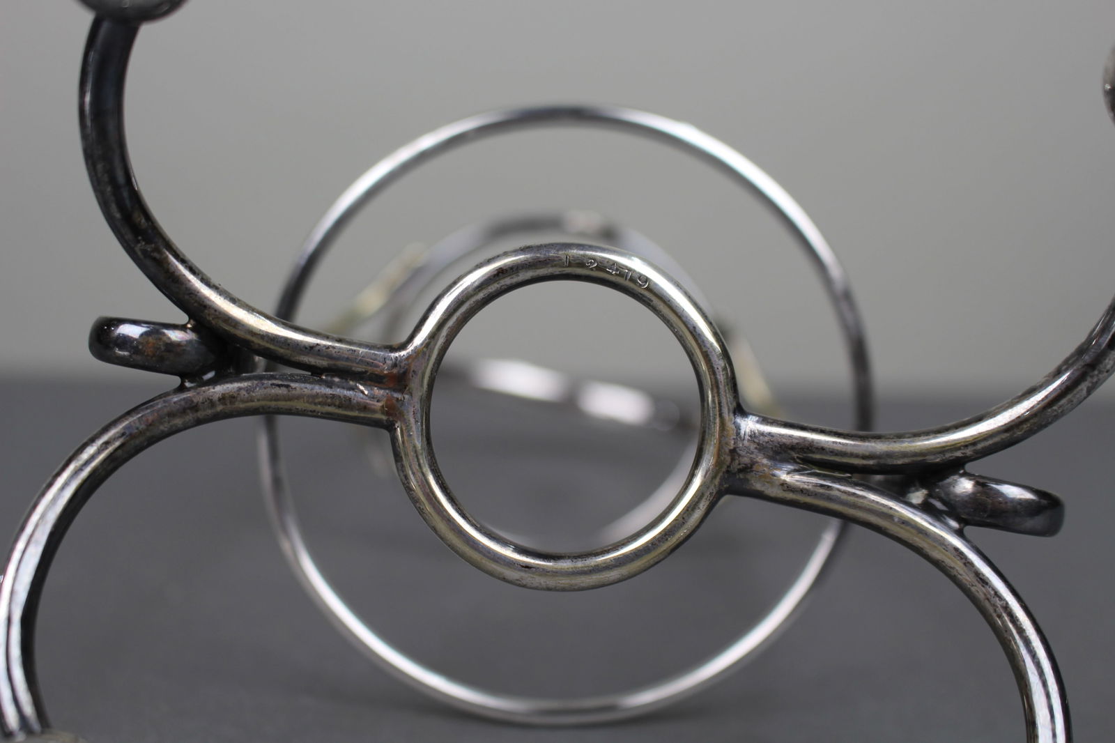 Antique Silver Plated Cream Tea Stand - 5