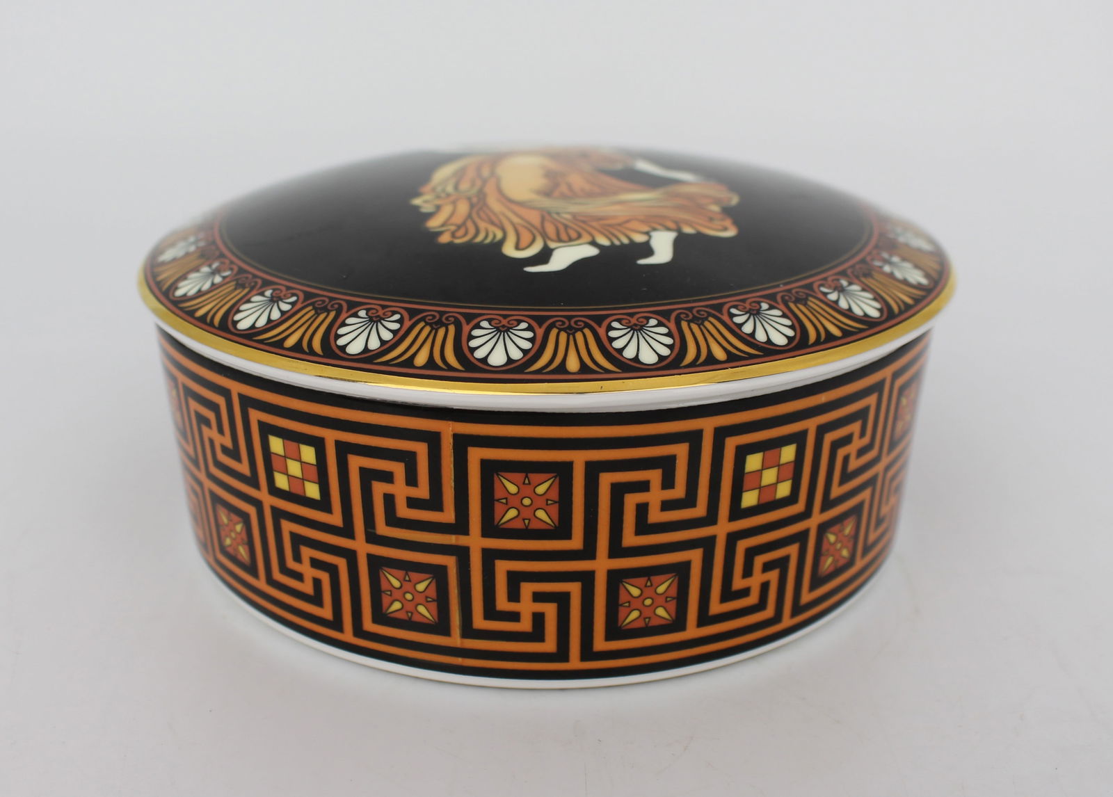 Wedgwood Bone China Etruscan Dance Round Lidded Box - 2