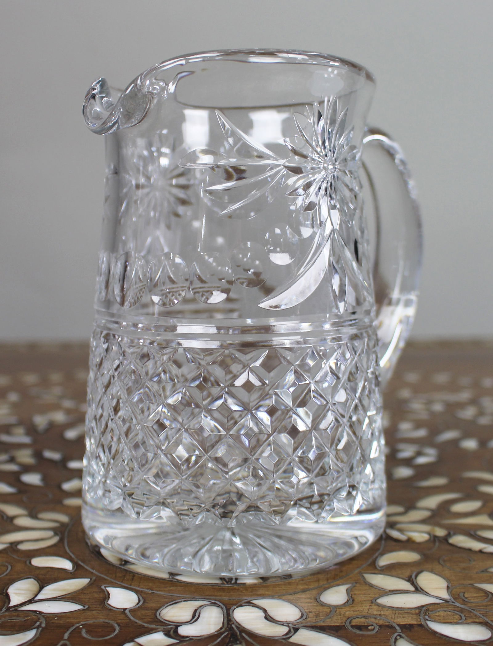 Fine Stuart Crystal Beaconsfield Pattern Cut Glass Jug - 2