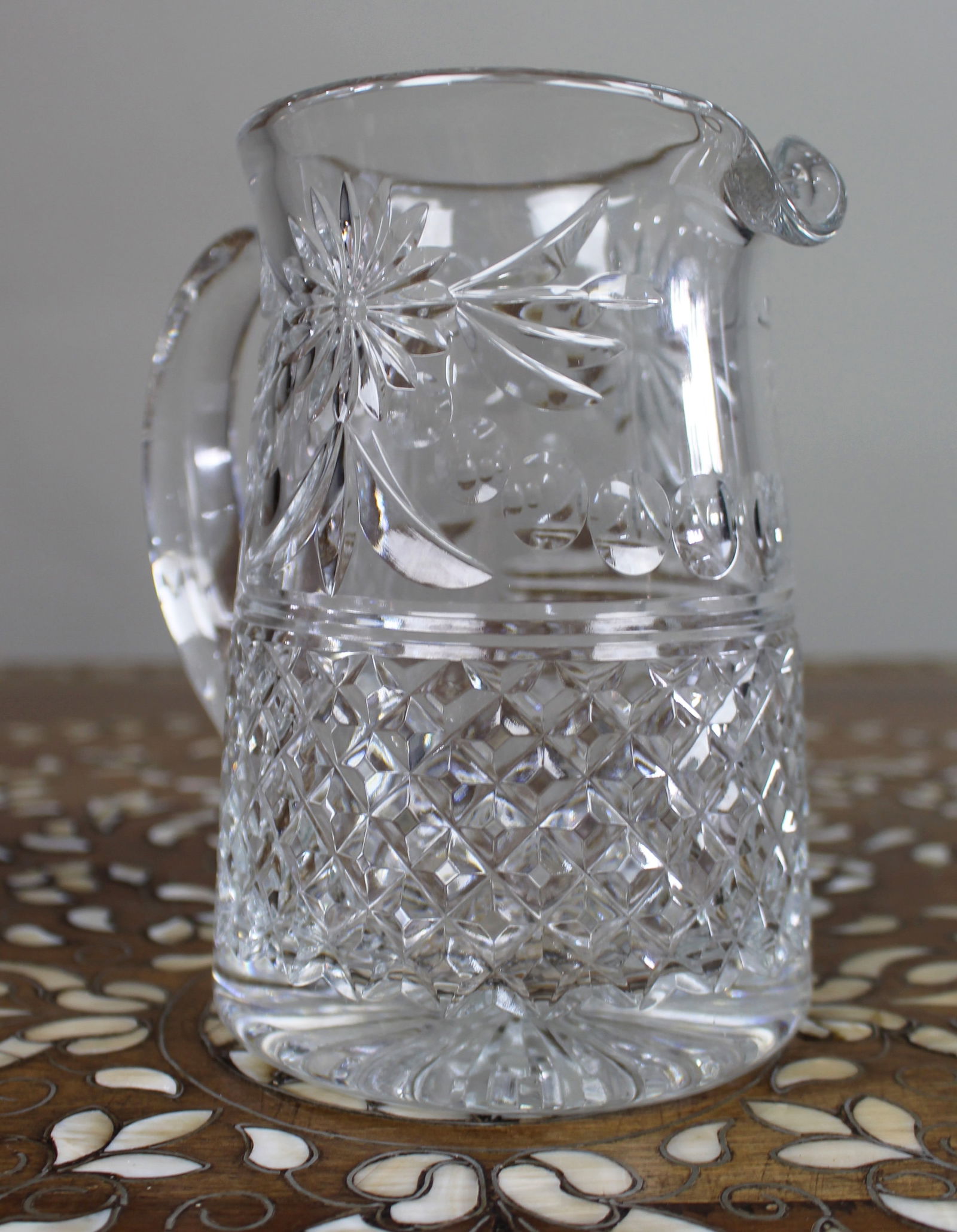 Fine Stuart Crystal Beaconsfield Pattern Cut Glass Jug - 3