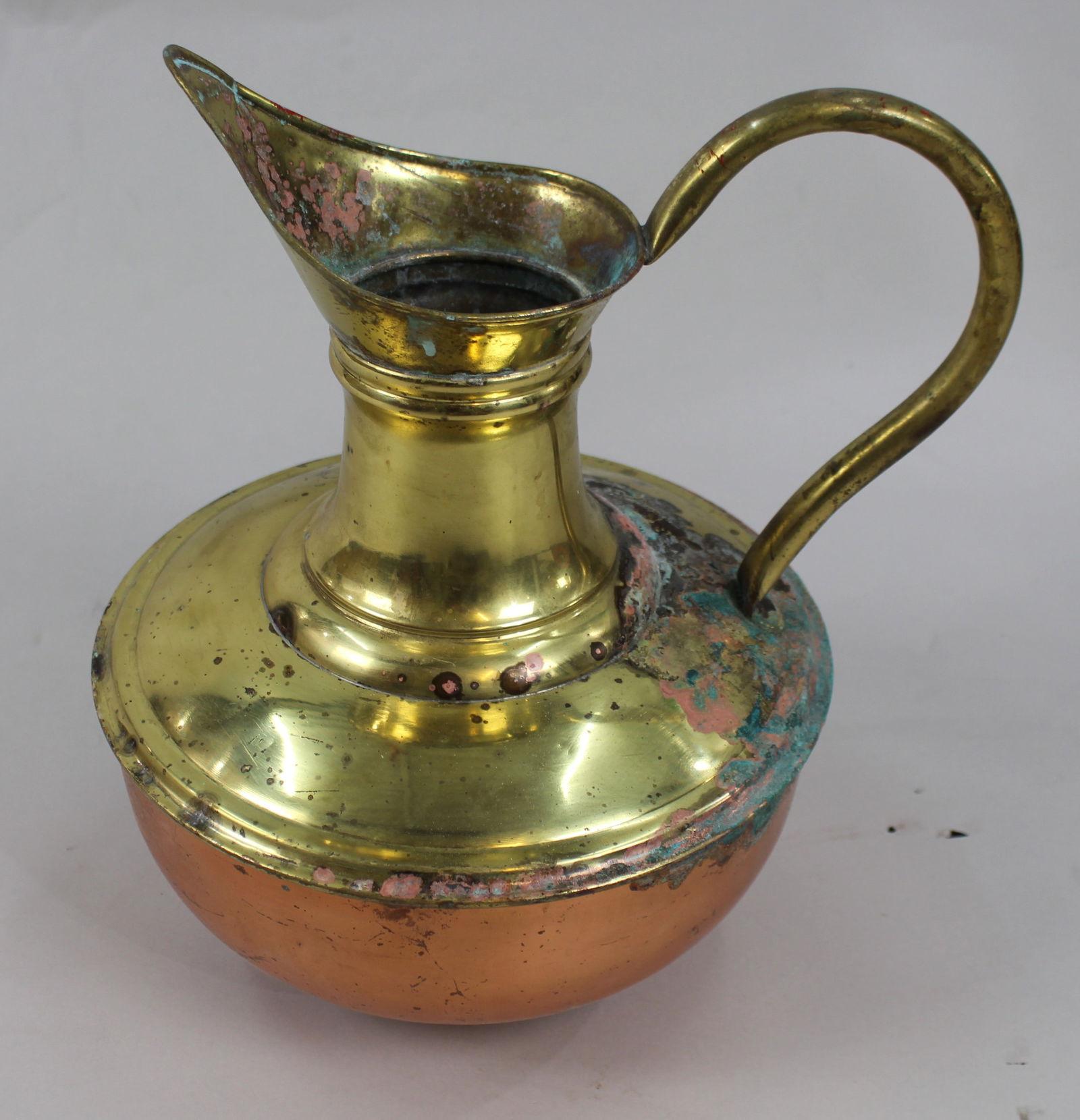 Vintage Copper & Brass Ewer - 2