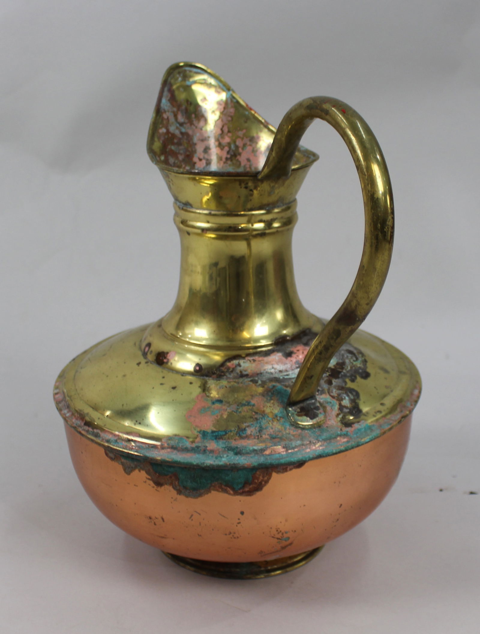 Vintage Copper & Brass Ewer - 3
