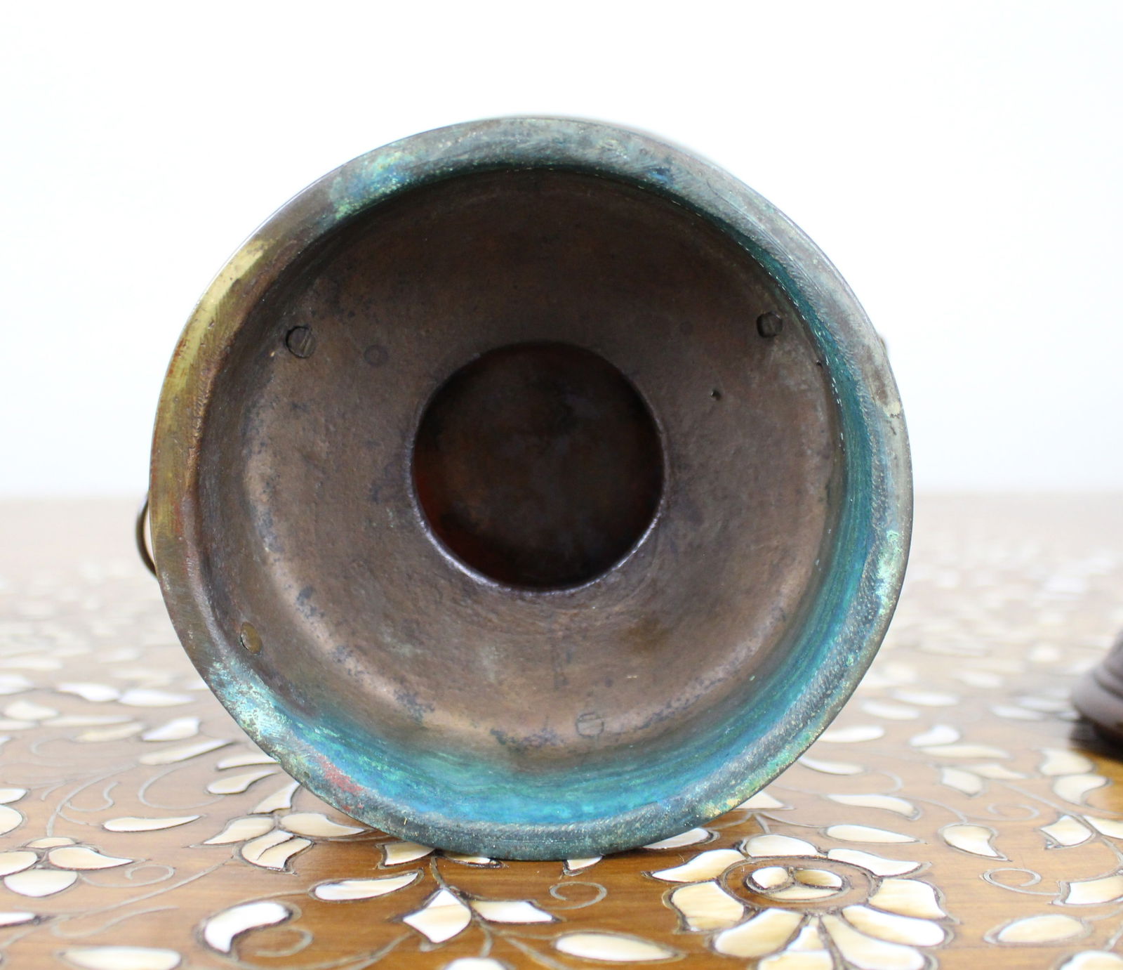 Antique Chinese Cloisonné Bronze Tripod Censer, c.1890 - 7