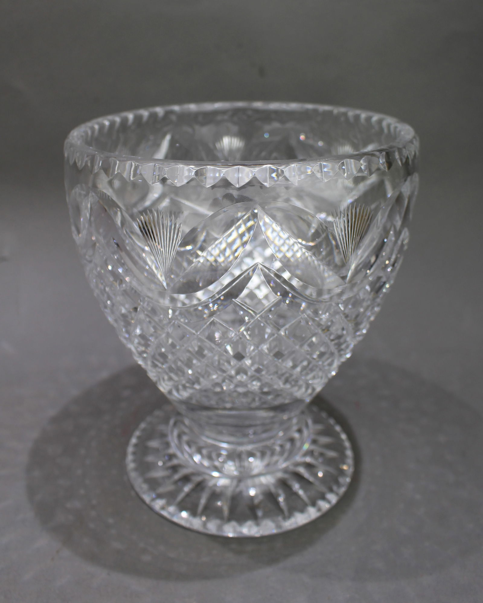 Vintage Crystal Vase - 2