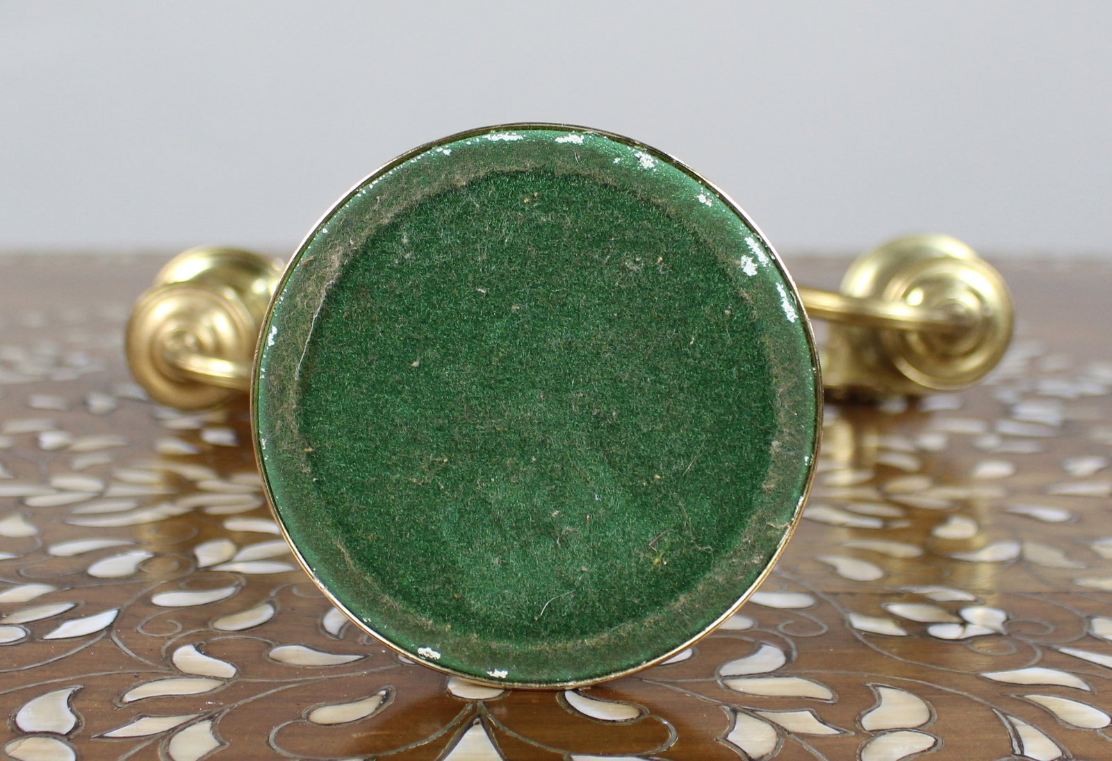 Vintage Gold-Plated Twin-Branch Candelabra - 5