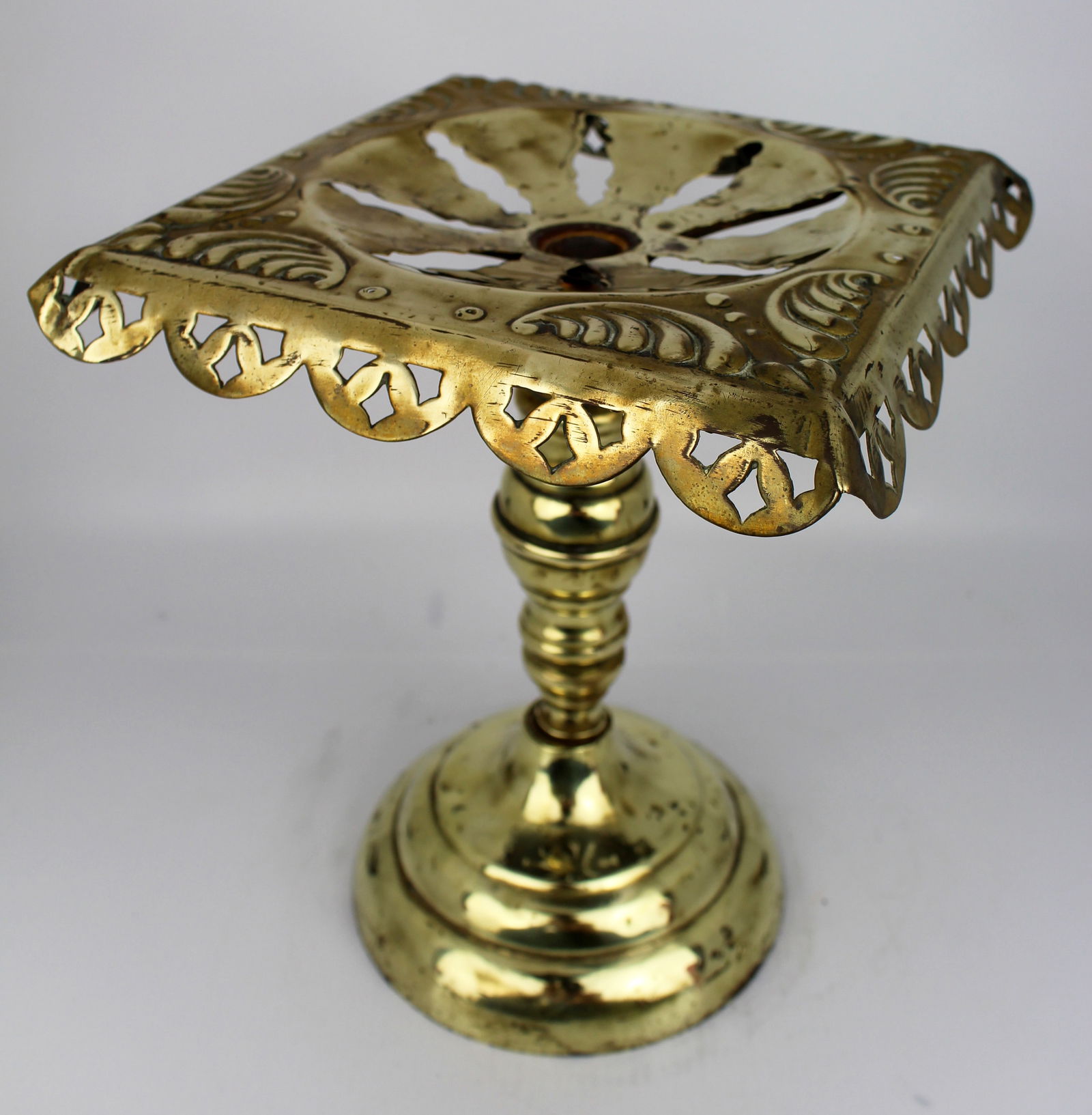 Antique Georgian Brass Trivet - 2