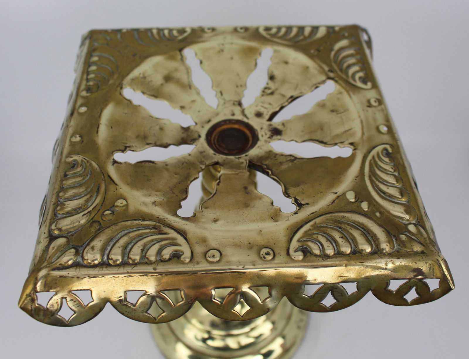 Antique Georgian Brass Trivet - 3