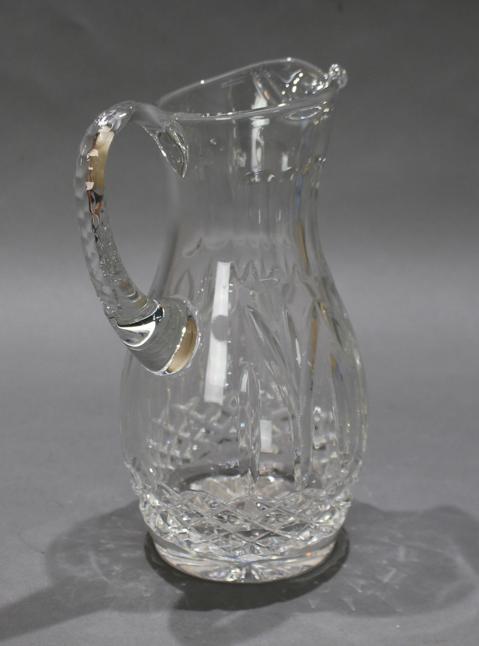 Vintage Crystal Cut Glass Tall Jug (1 of 4)
