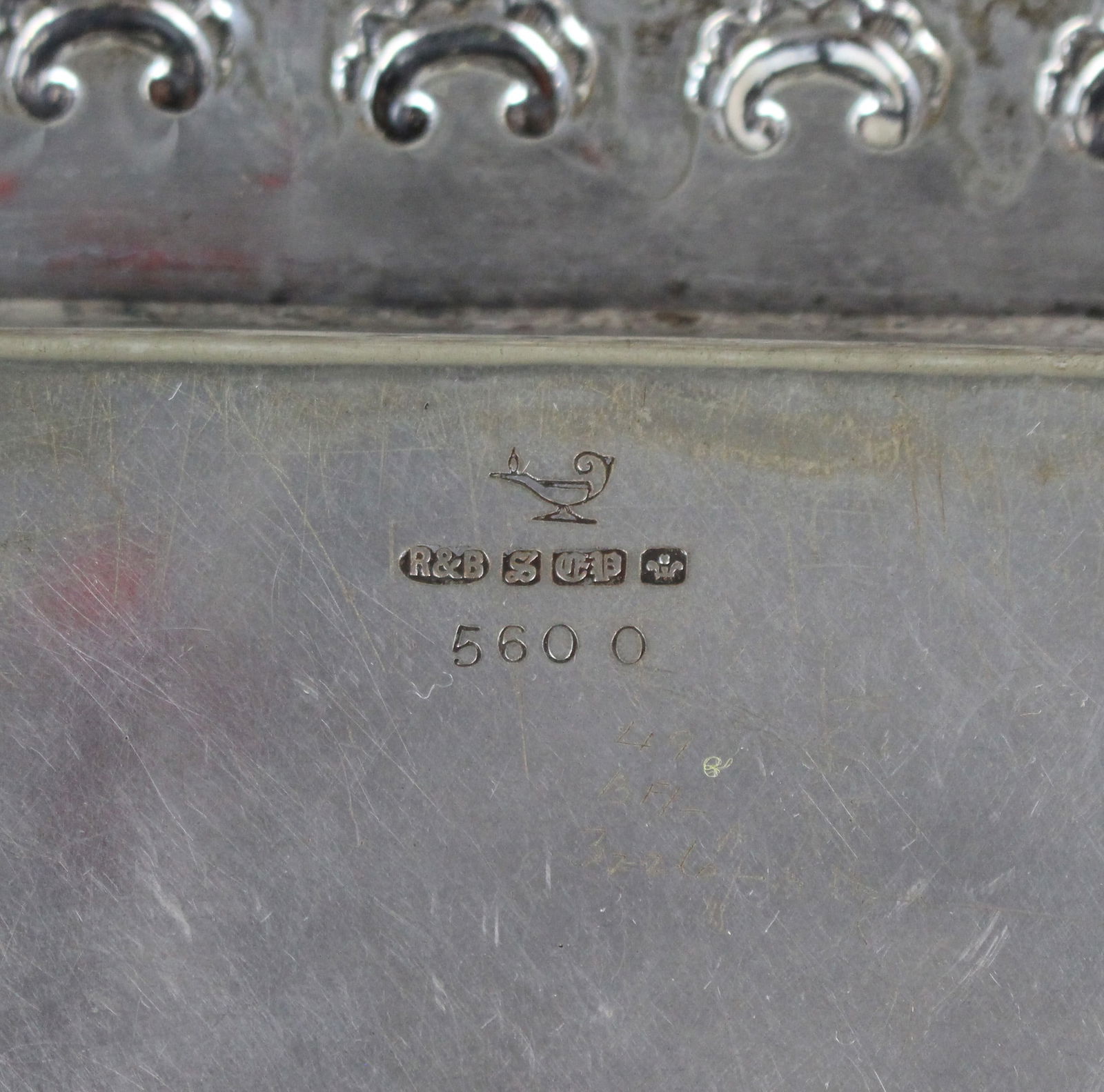 Late Victorian Silver Plated Serving Tray - 9