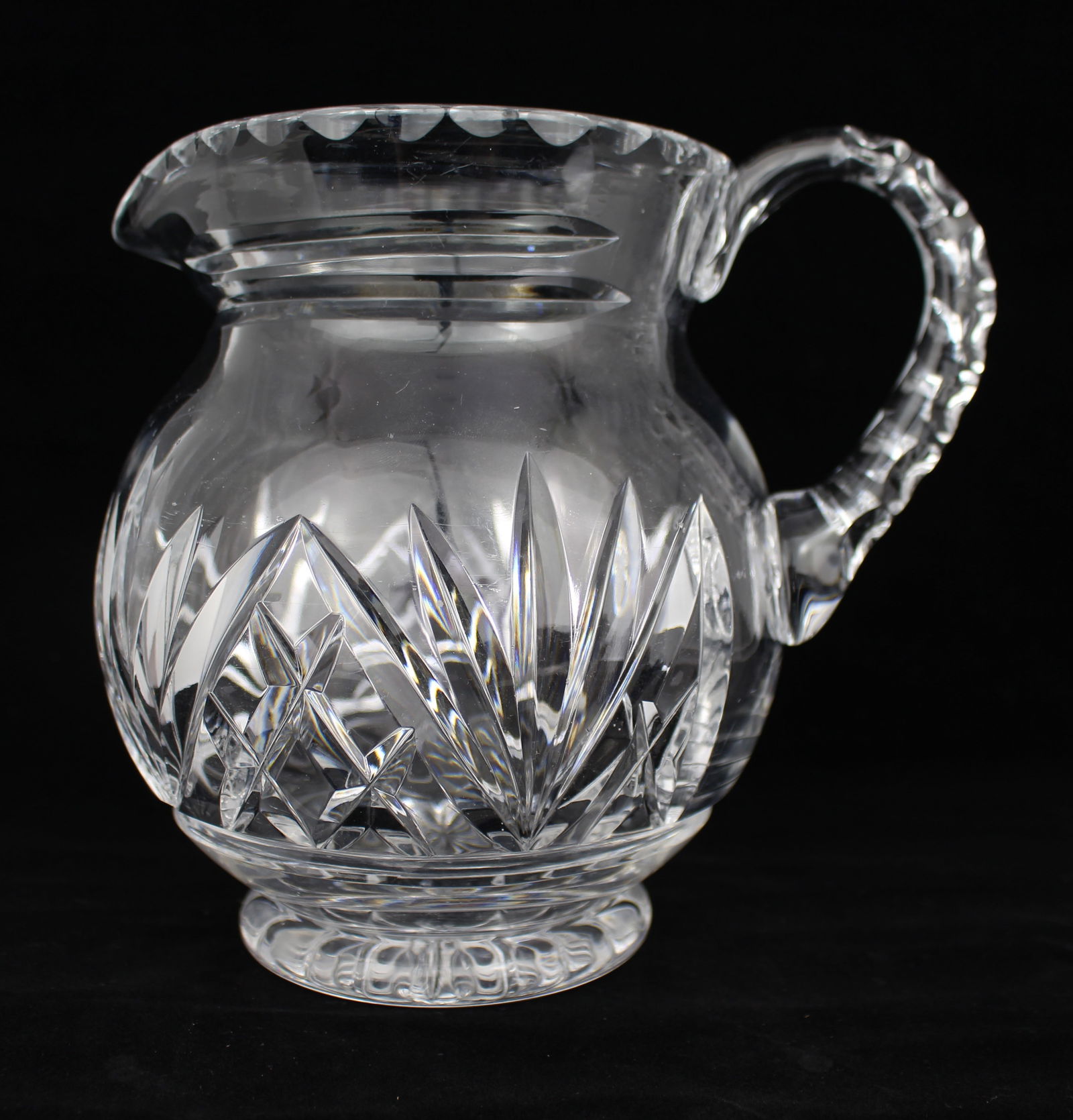 Vintage Mid 10th c. Cut Glss Crystal Jug (1 of 5)