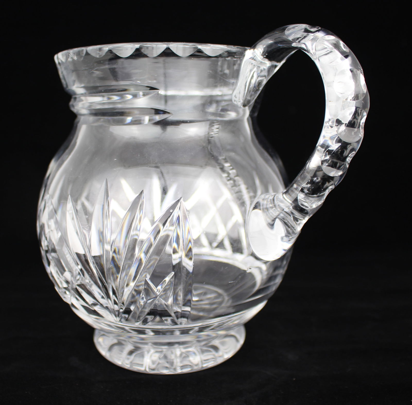 Vintage Mid 10th c. Cut Glss Crystal Jug - 3