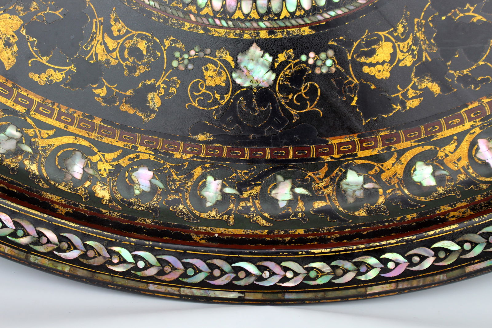 Victorian Oval Papier Mâché Tray by Benetfink & Co, London c.1870 - 2