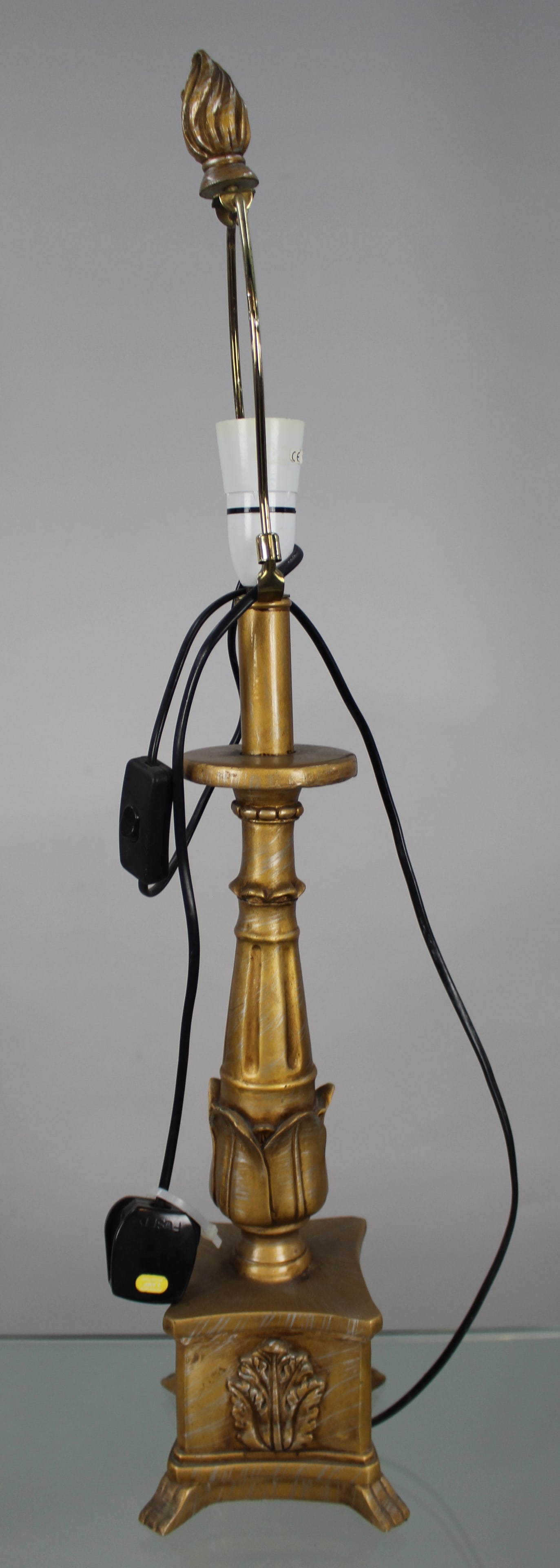 Decorative Composite Gilt Table Lamp - 2