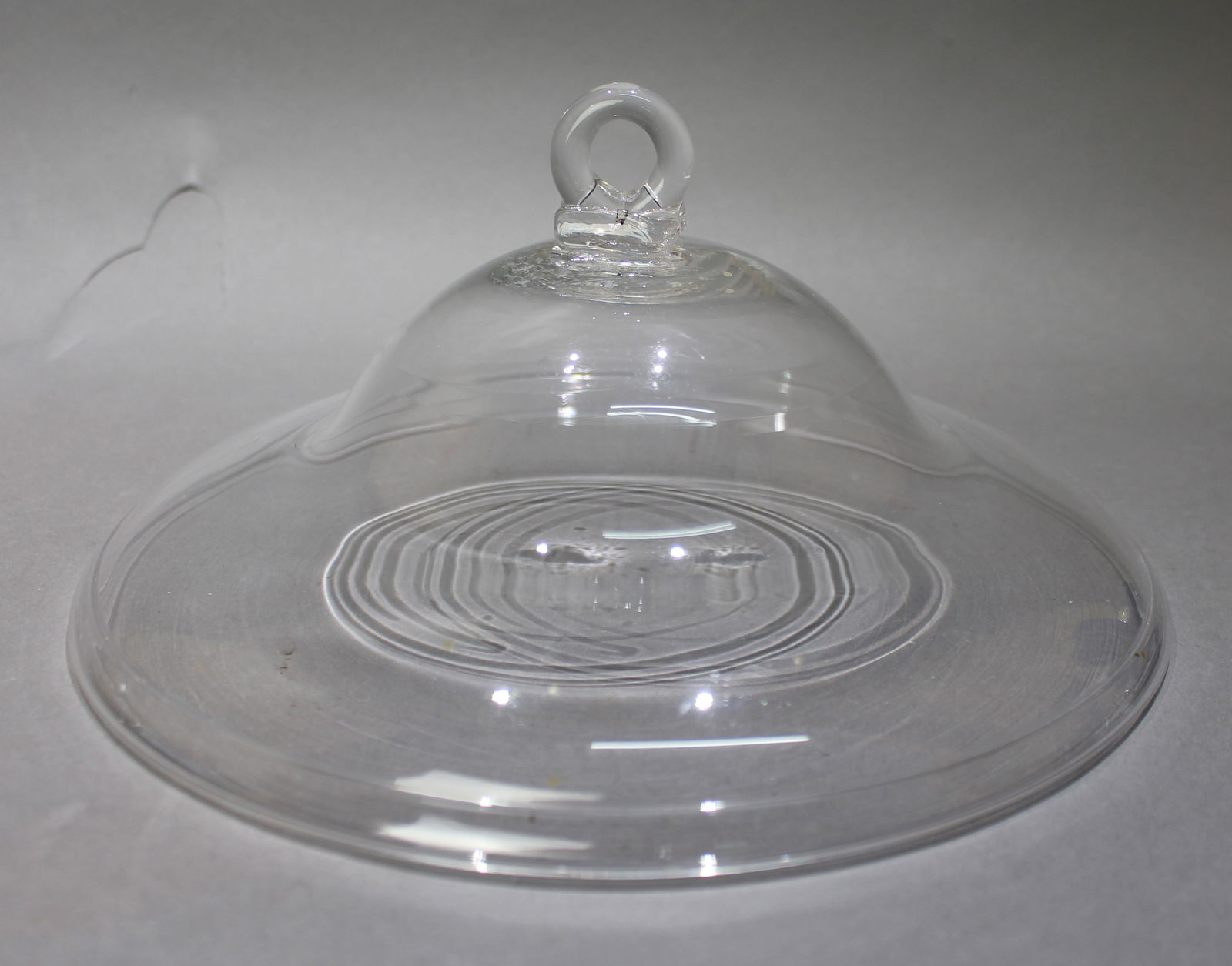 Antique Hand-Blown Glass Smoke Bell c.1890 - 4