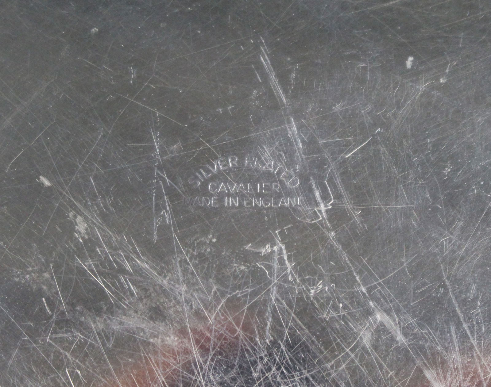 Small Silver Plated Cavalier Galleried Tray - 5