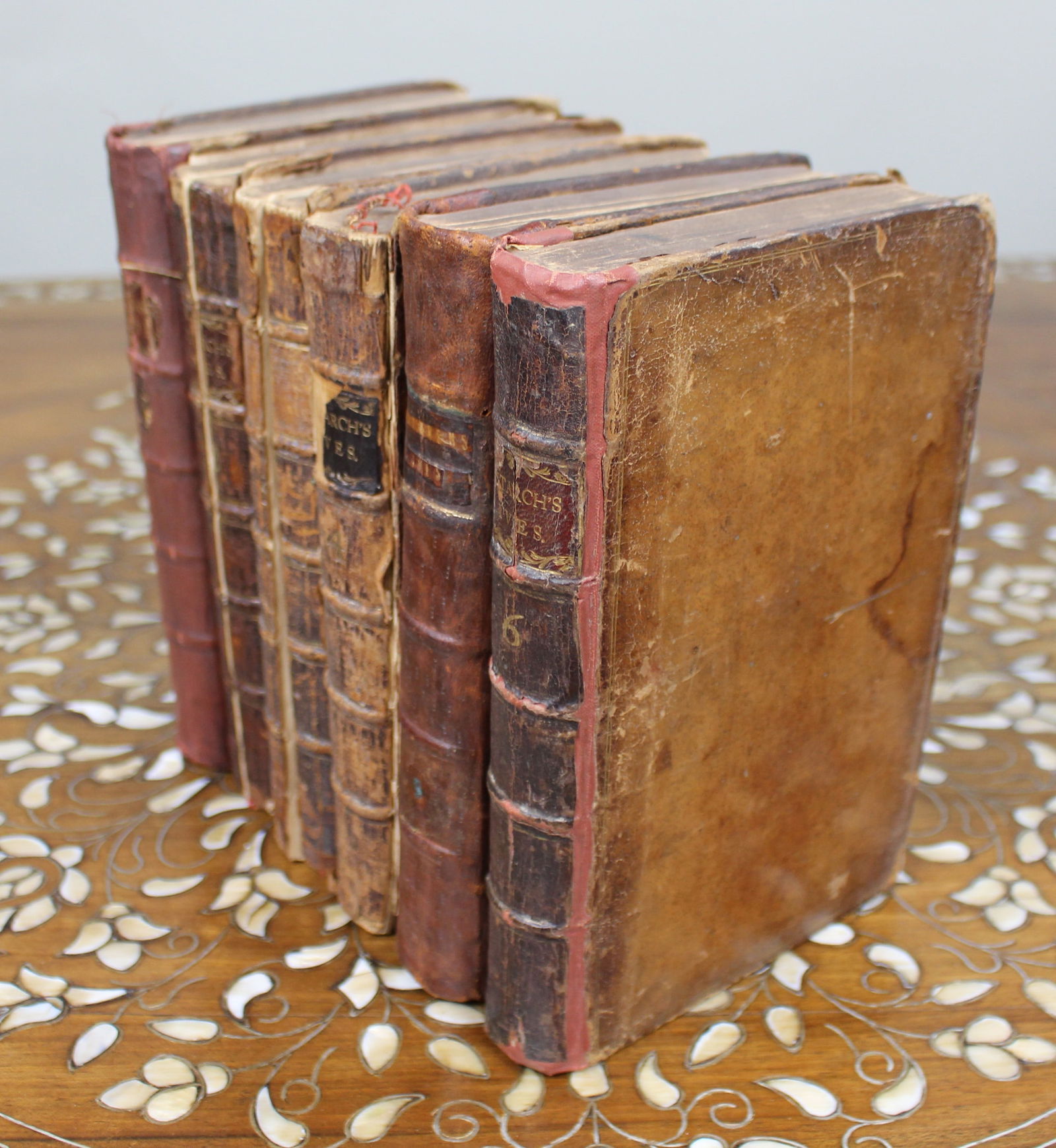 Complete Set of Plutarch’s Lives – Six Volumes, London 1758 (J. & R. Tonson) - 3