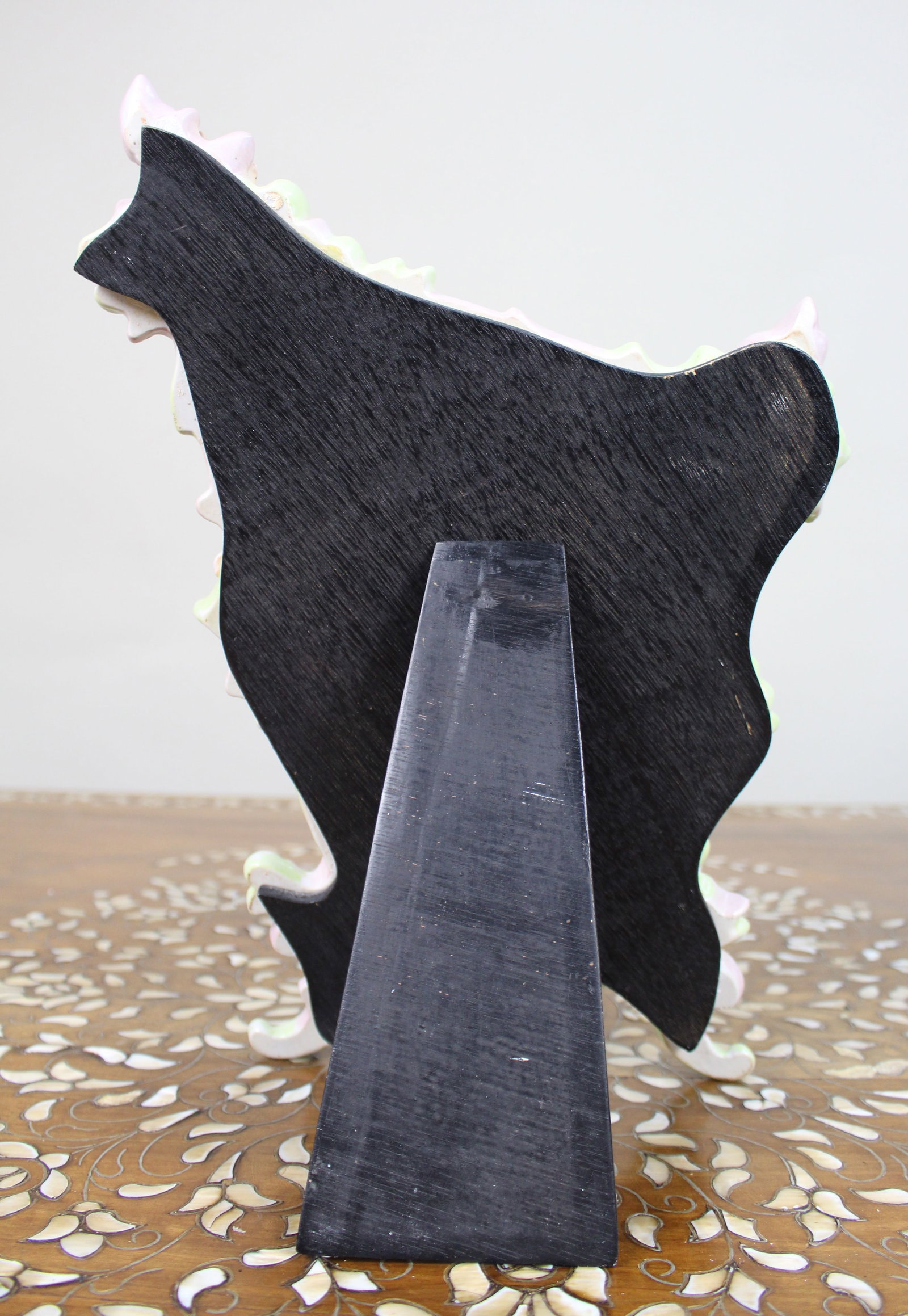 Vintage Dresden Porcelain Vanity Mirror - 5